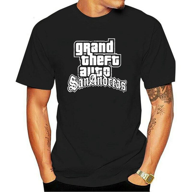 Áo Thun Harajuku Dành Cho Nam GTA San Andreas Grand Theft Auto 100% Chất Liệu Khác Thời Trang Thường