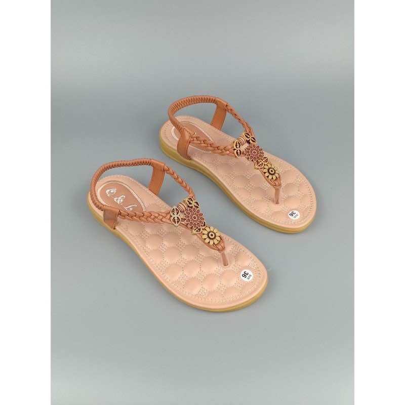 Sandal xỏ ngón dành cho Nữ thời trang họa tiết