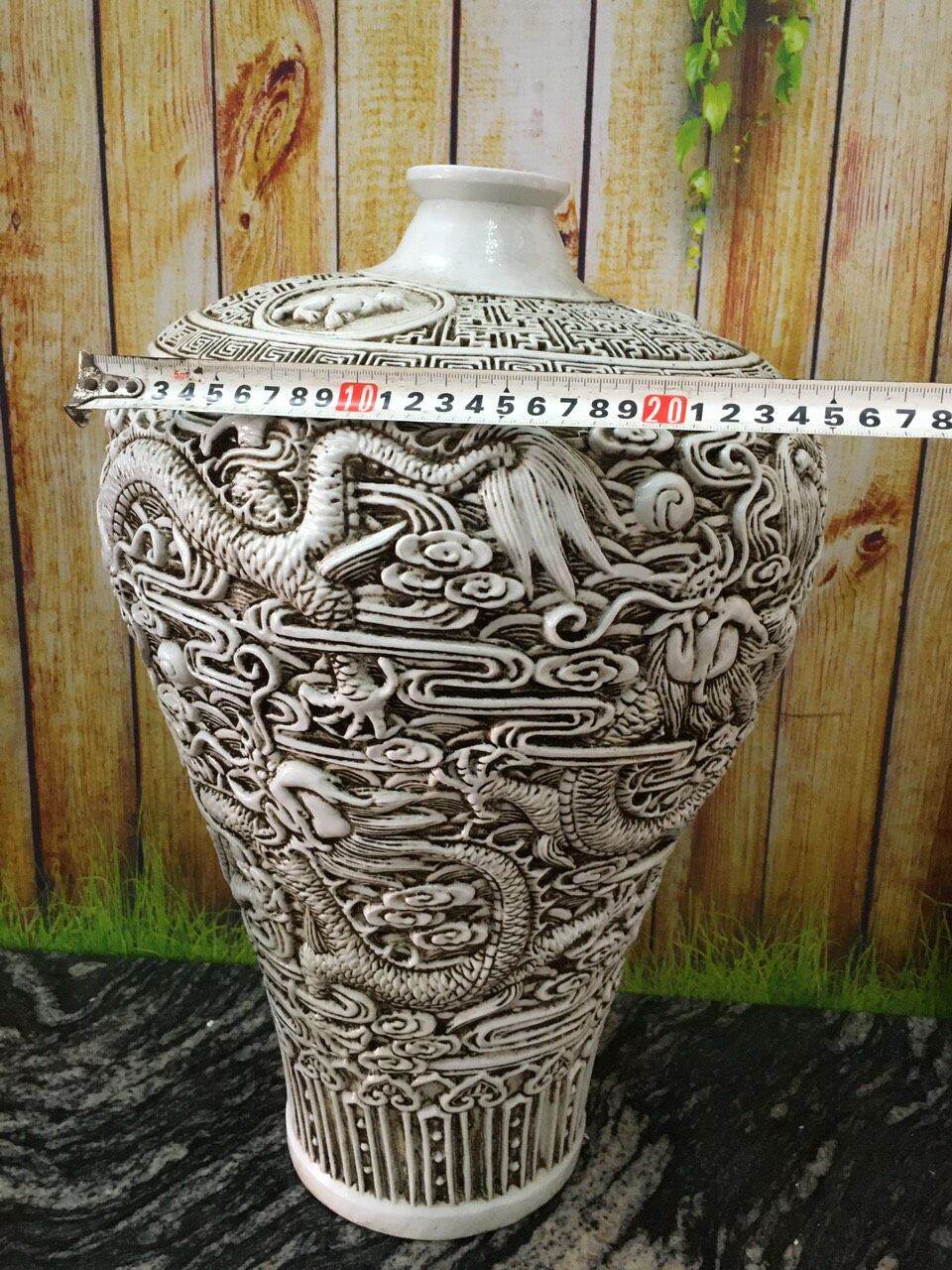 Bình sứ bạch định (N2.LA)