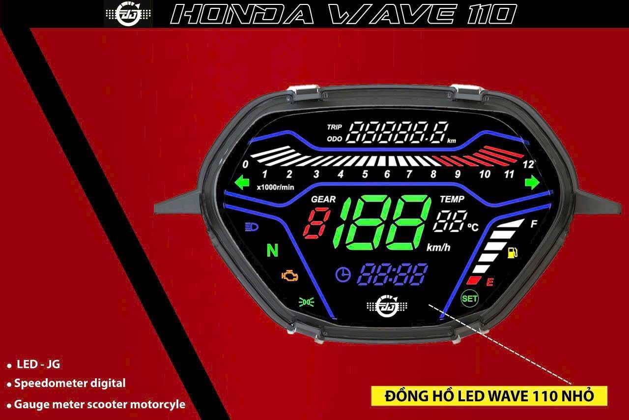 Đồng hồ điện tử wave nhỏ , wave thái kiểu audi mới nhất