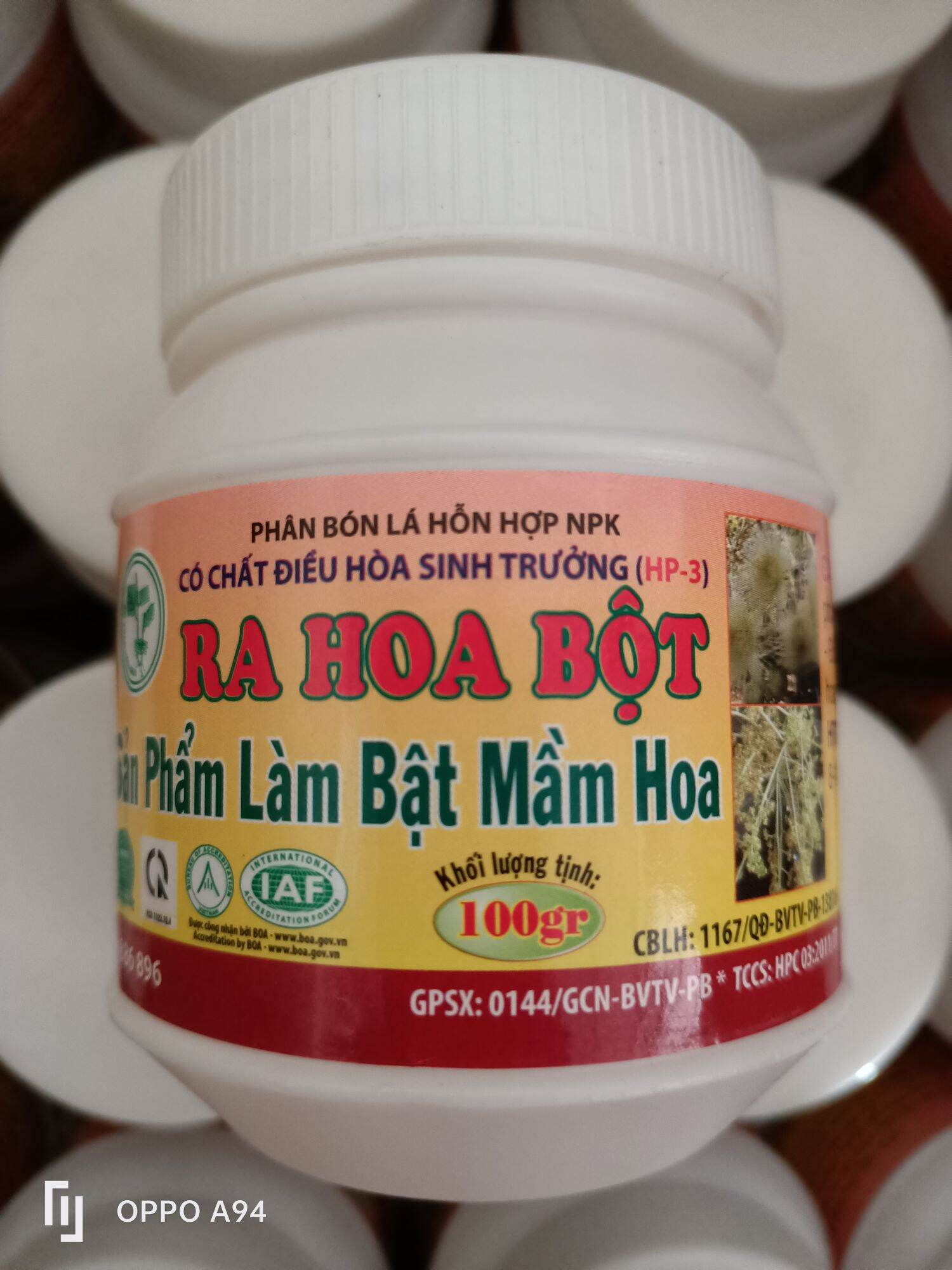 Phân bón lá RA HOA BỘT