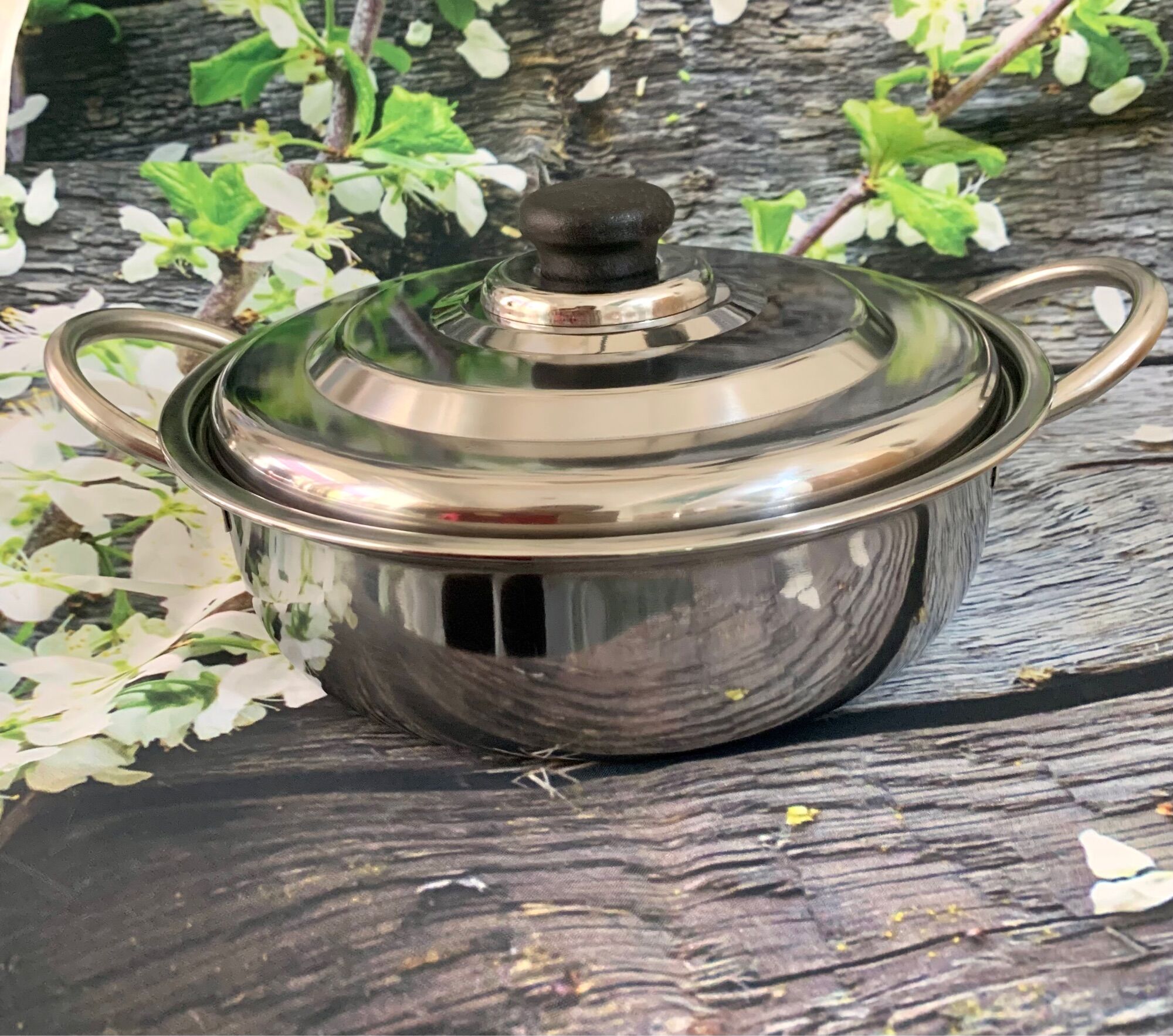 Nồi lẩu inox (size 20cm, 22cm, 24cm, 26cm)