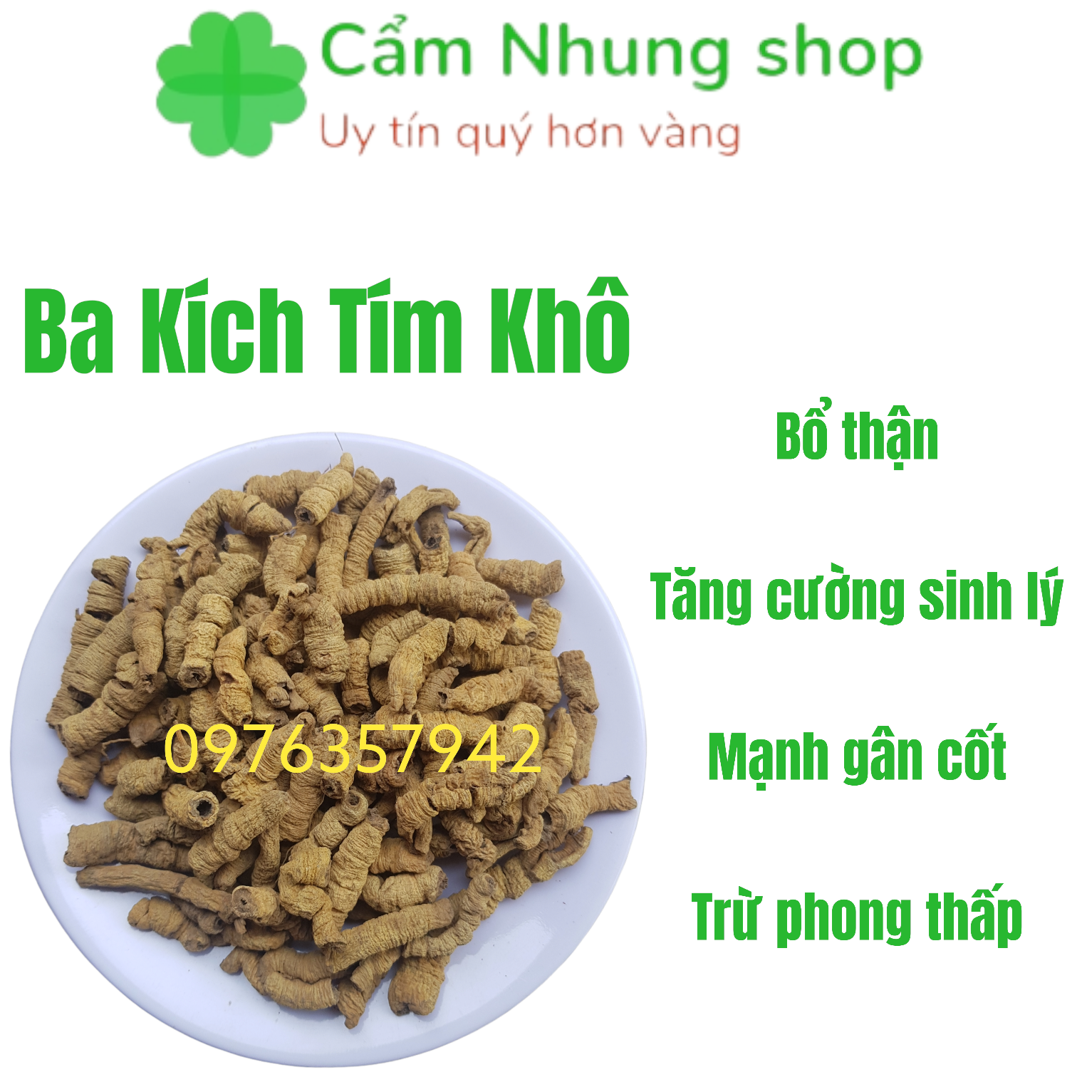 100gr ba kích tím khô chuẩn Quảng Ninh