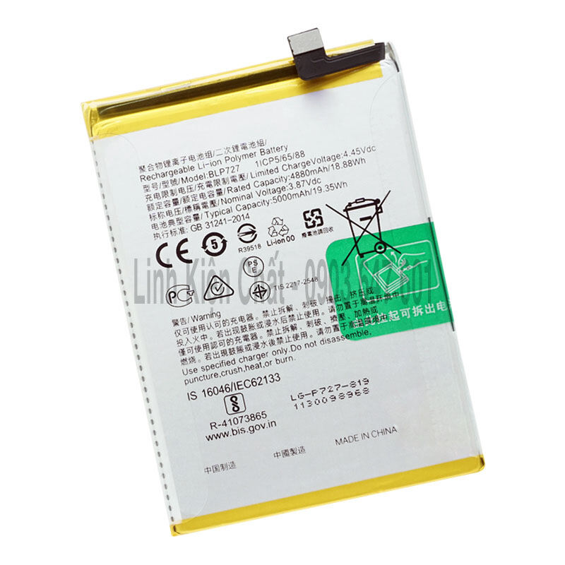 Pin cho điện thoại oppo a9 2020 cph1937 5000mah zin