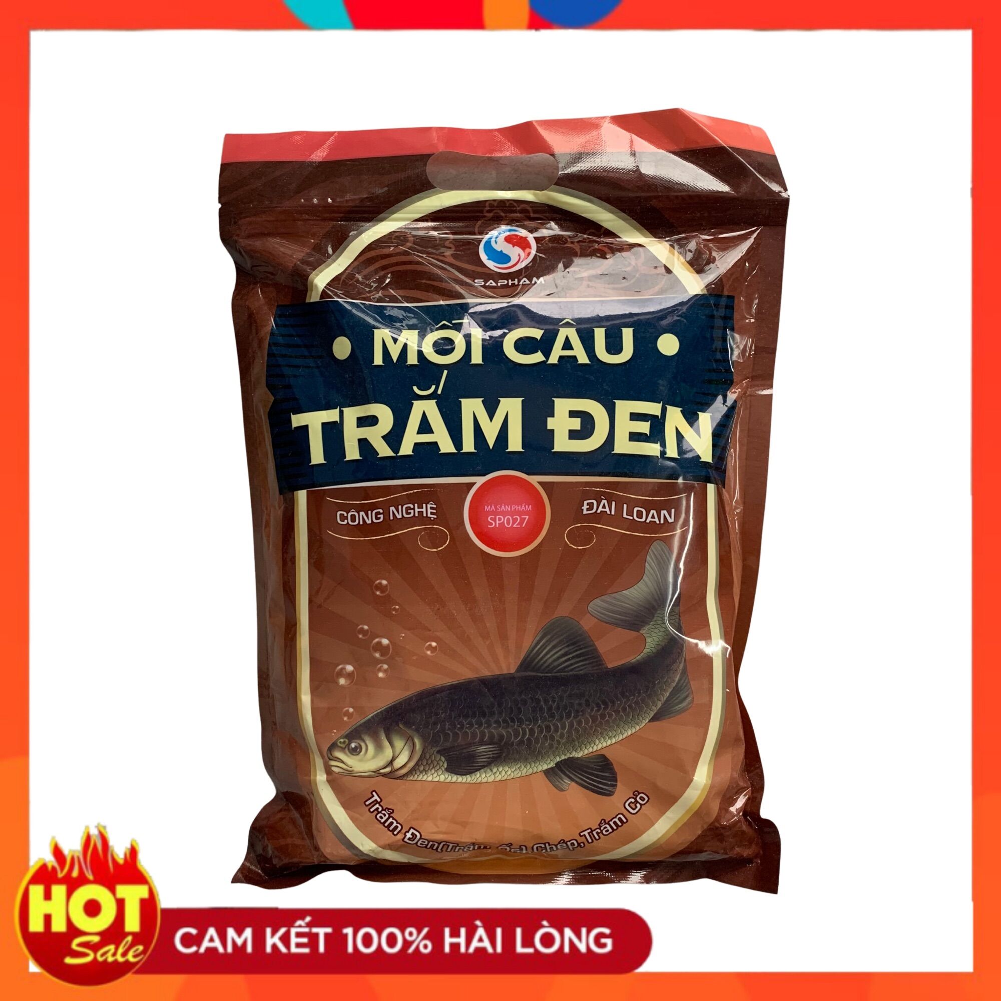 Mồi câu trắm đen Sa phạm vị thơm, tanh ốc, Thính dụ câu trắm cực nhạy
