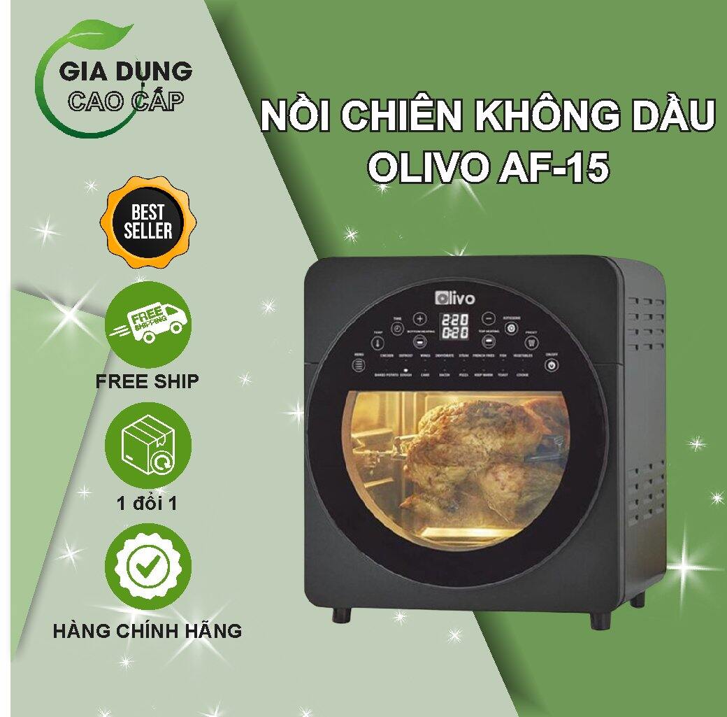 Nồi chiên không dầu OLIVO AF15