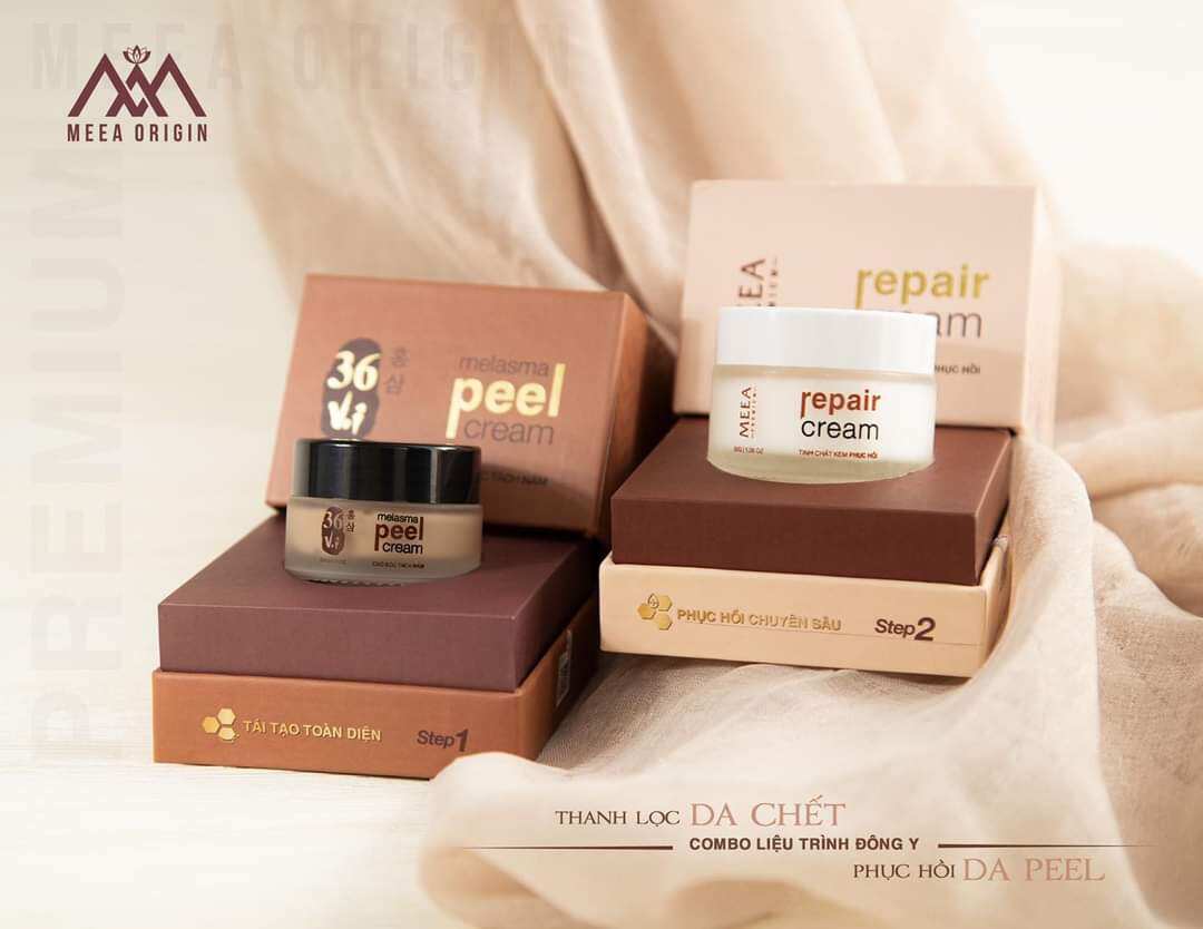 Combo Peel Da Tảo Sâm MeeA và Phục Hồi