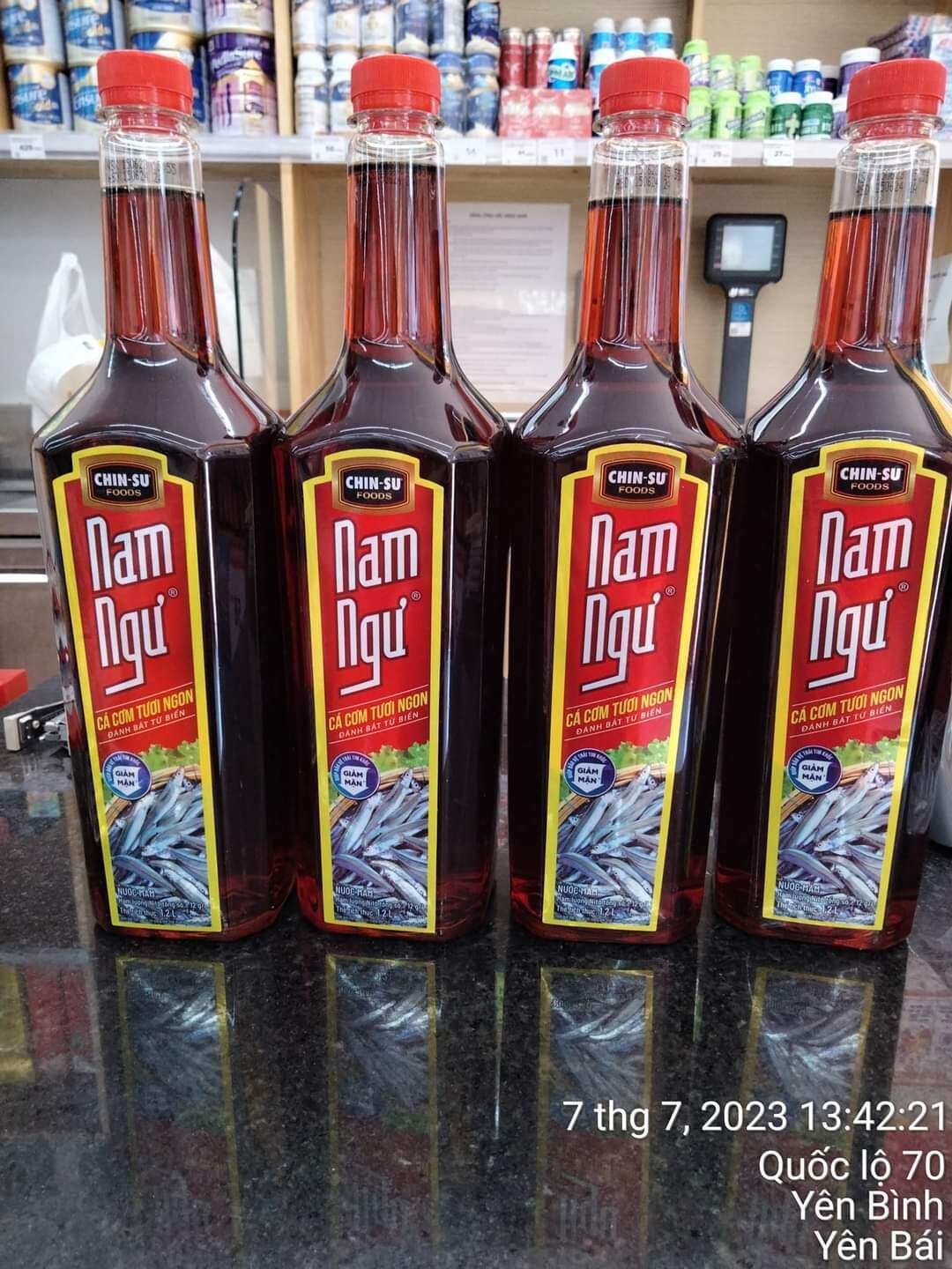 Nước Mắm Nam Ngư Chin Su 1,2 lít