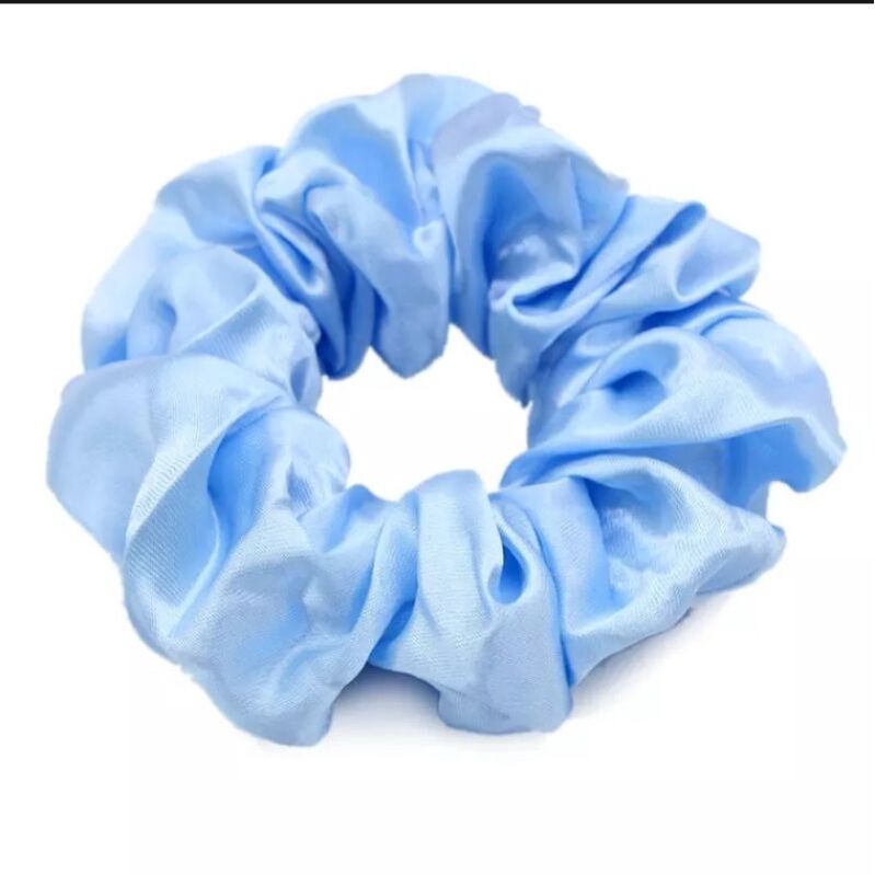 Scrunchies phi bóng cột tóc vải lụa satin sang chảnh