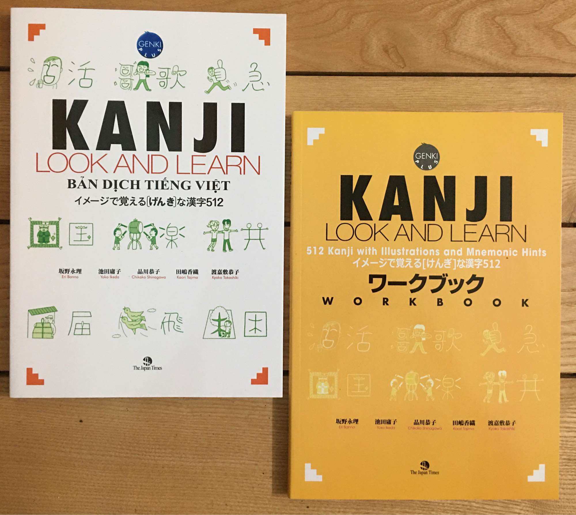 Sách - Combo Kanji Look And Learn - 512 Chữ Kanji Bản Dịch Tiếng Việt (Dành Cho Cấp Độ N5, N4)