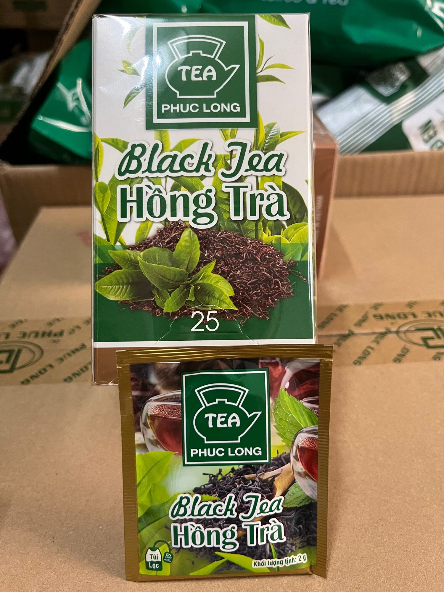 Hồng Trà Túi Lọc Phúc Long 25 tép 2g