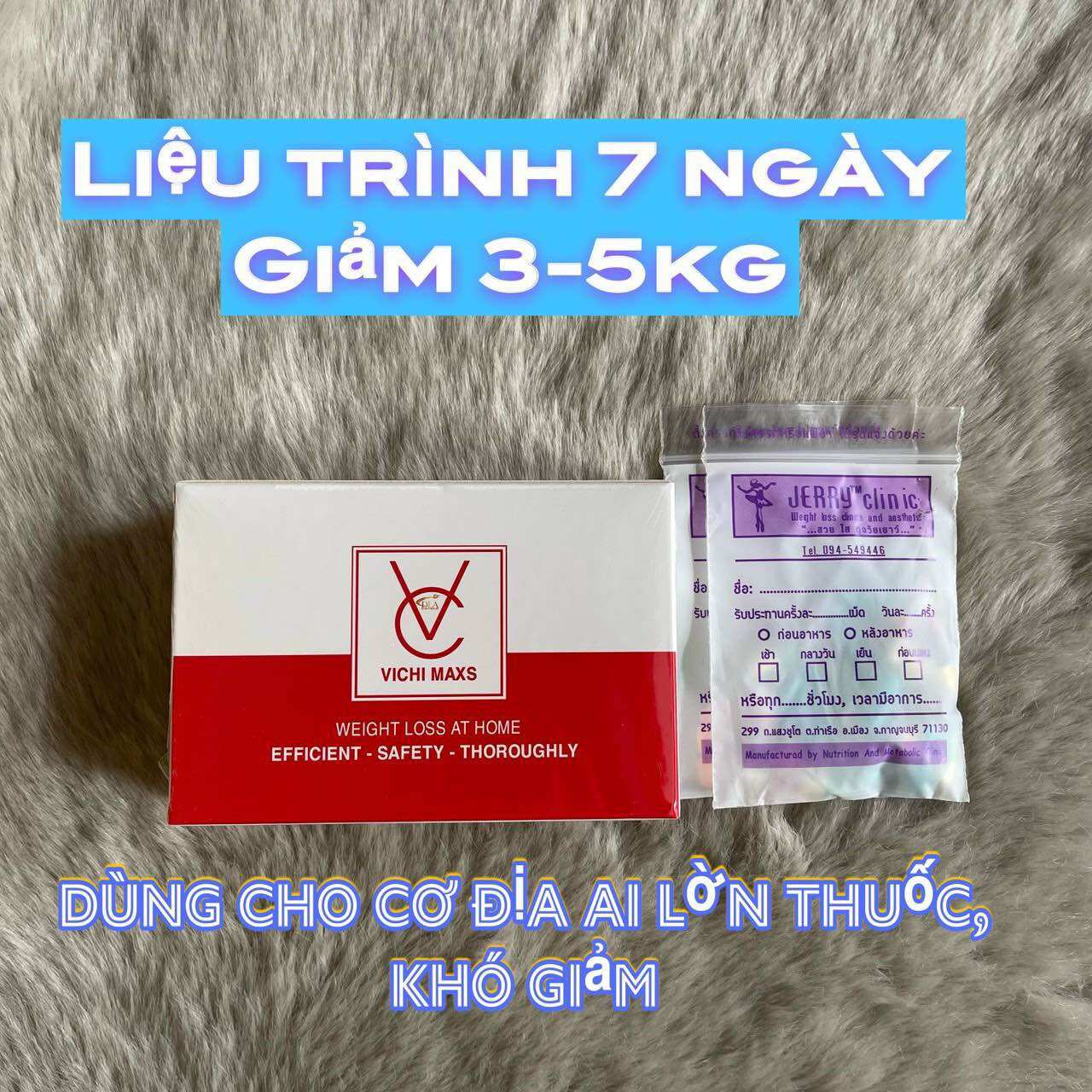 Vichi maxs giảm cân cho cơ địa lờn khó - hộp 49viên