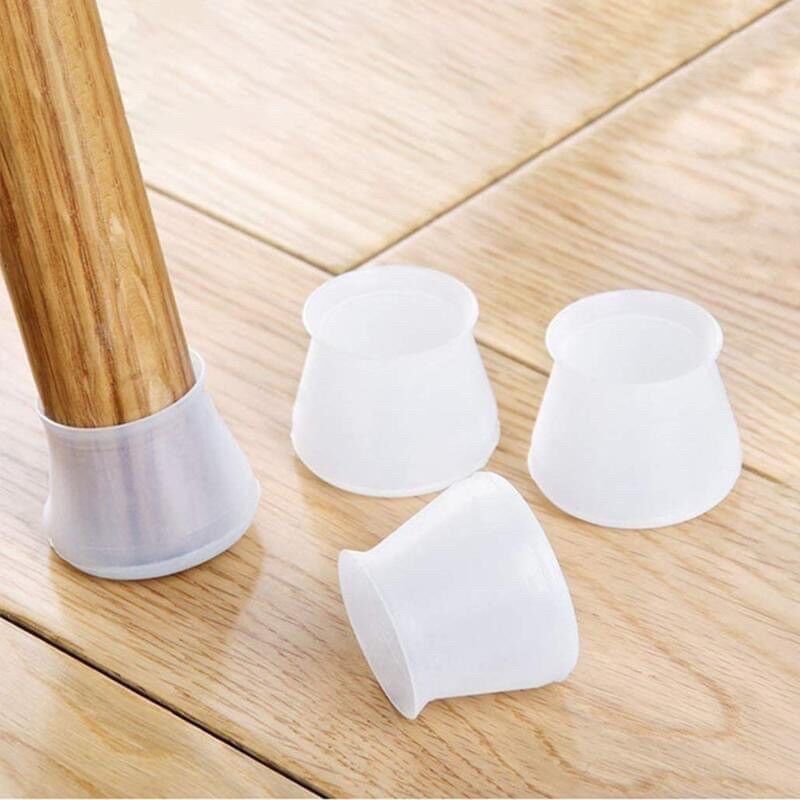 Combo 4 vỏ bọc silicon chân bàn ghế