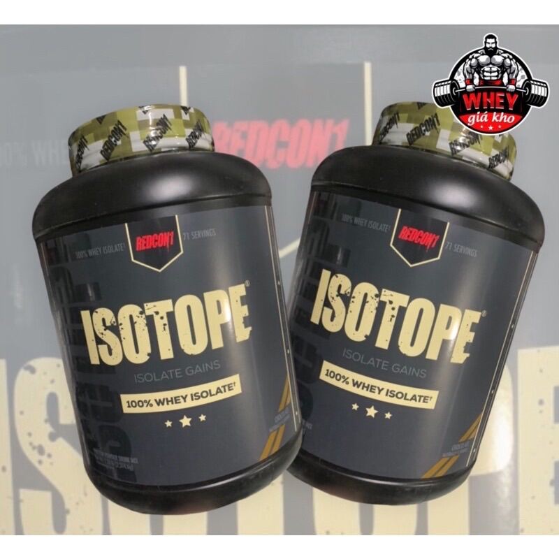 REDCON1 ISOTOPE Whey Protein Isolate Sữa Dinh Dưỡng Tăng Cơ 71 lần dùng