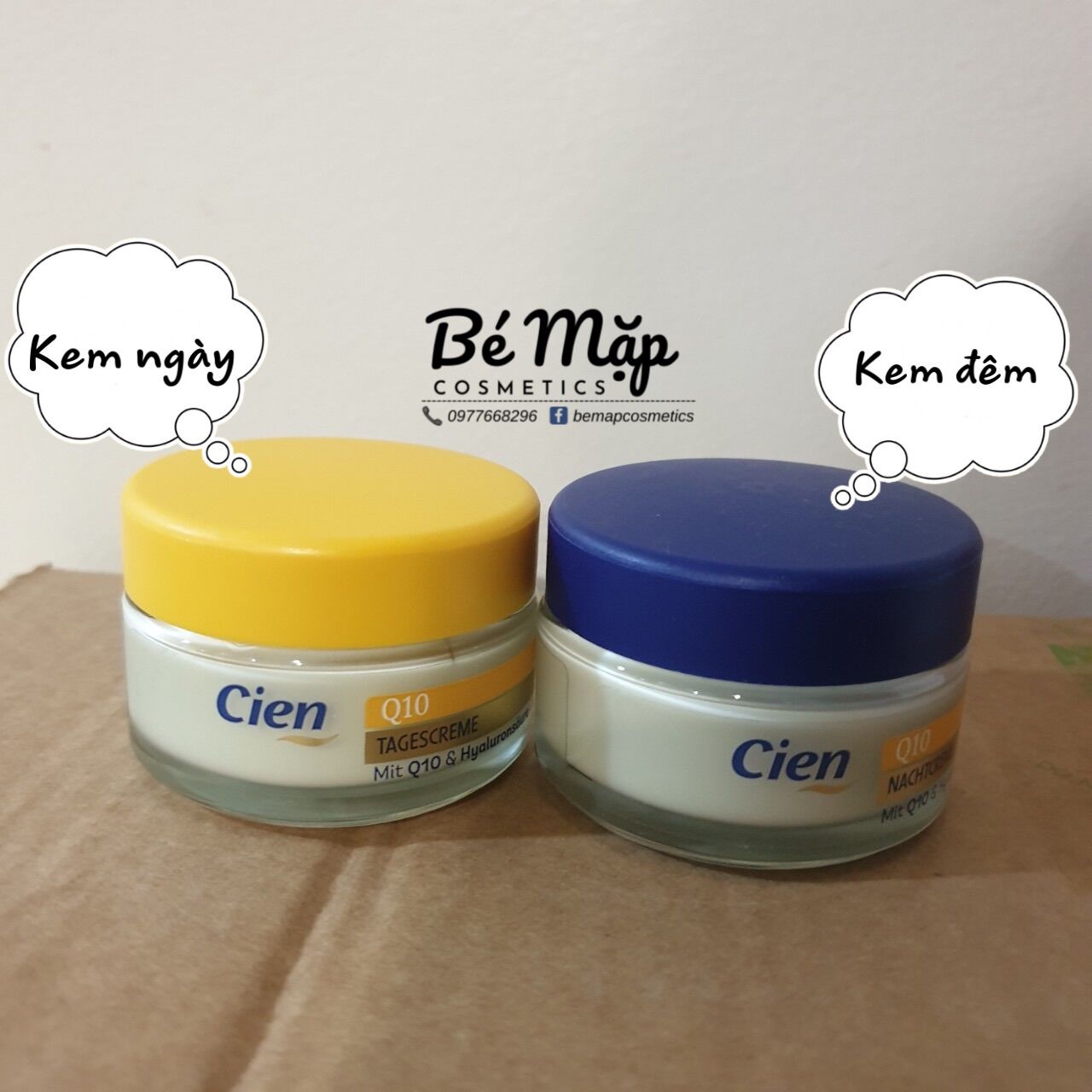 Kem dưỡng Cien Q10 ngày và đêm