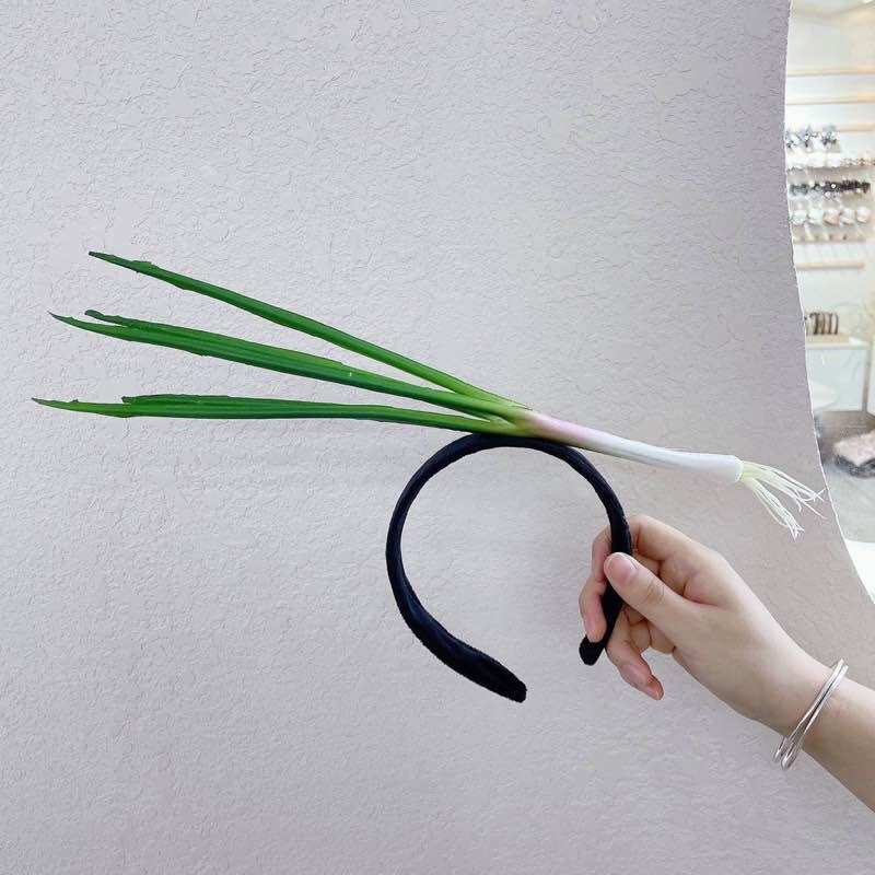 Bờm tóc hình cây hành cute