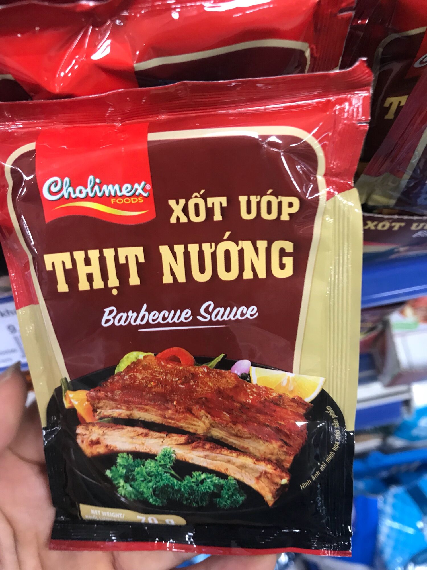 sốt ướp thịt nướng 70gr