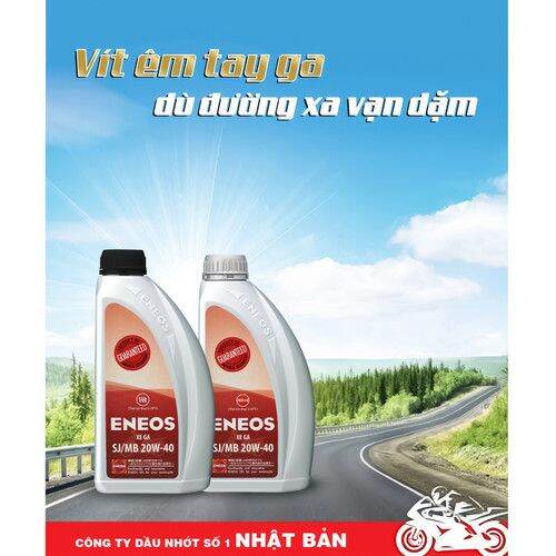 NHỚT XE MÁY ENEOS 20W40 1LÍT