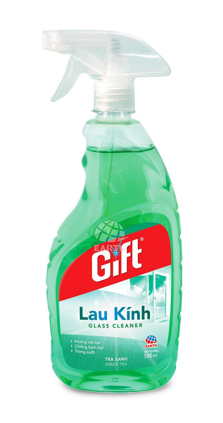 Nước lau kính Gift Sắc Biển - Sắc biển tươi mát - chai 580 ml
