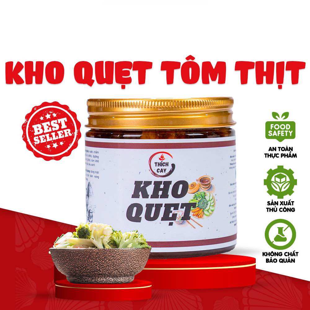 Kho quẹt hũ tiện lợi hủ 250gr- Thích Cay