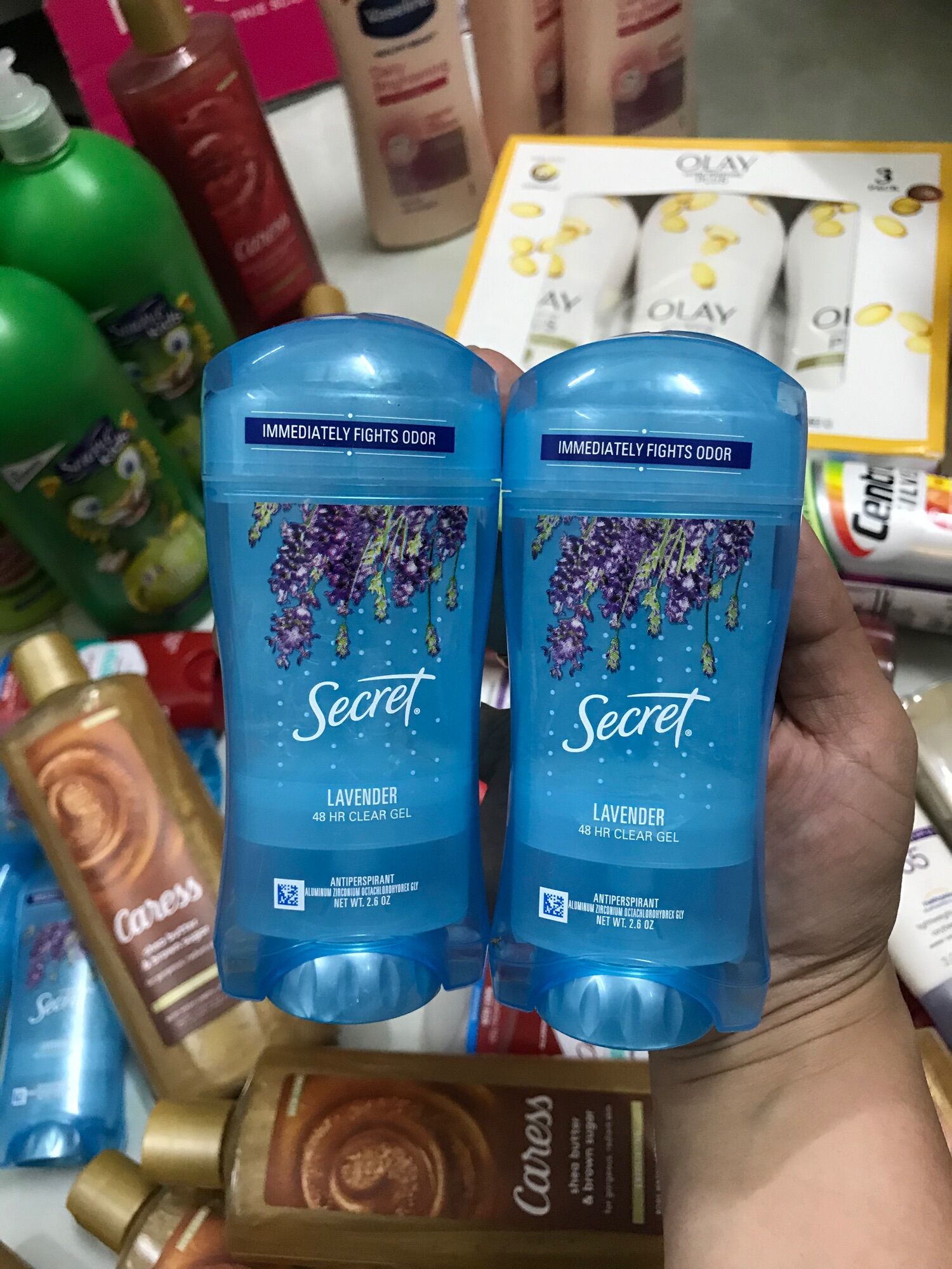 Gel lăn khử mùi nữ secret lavender