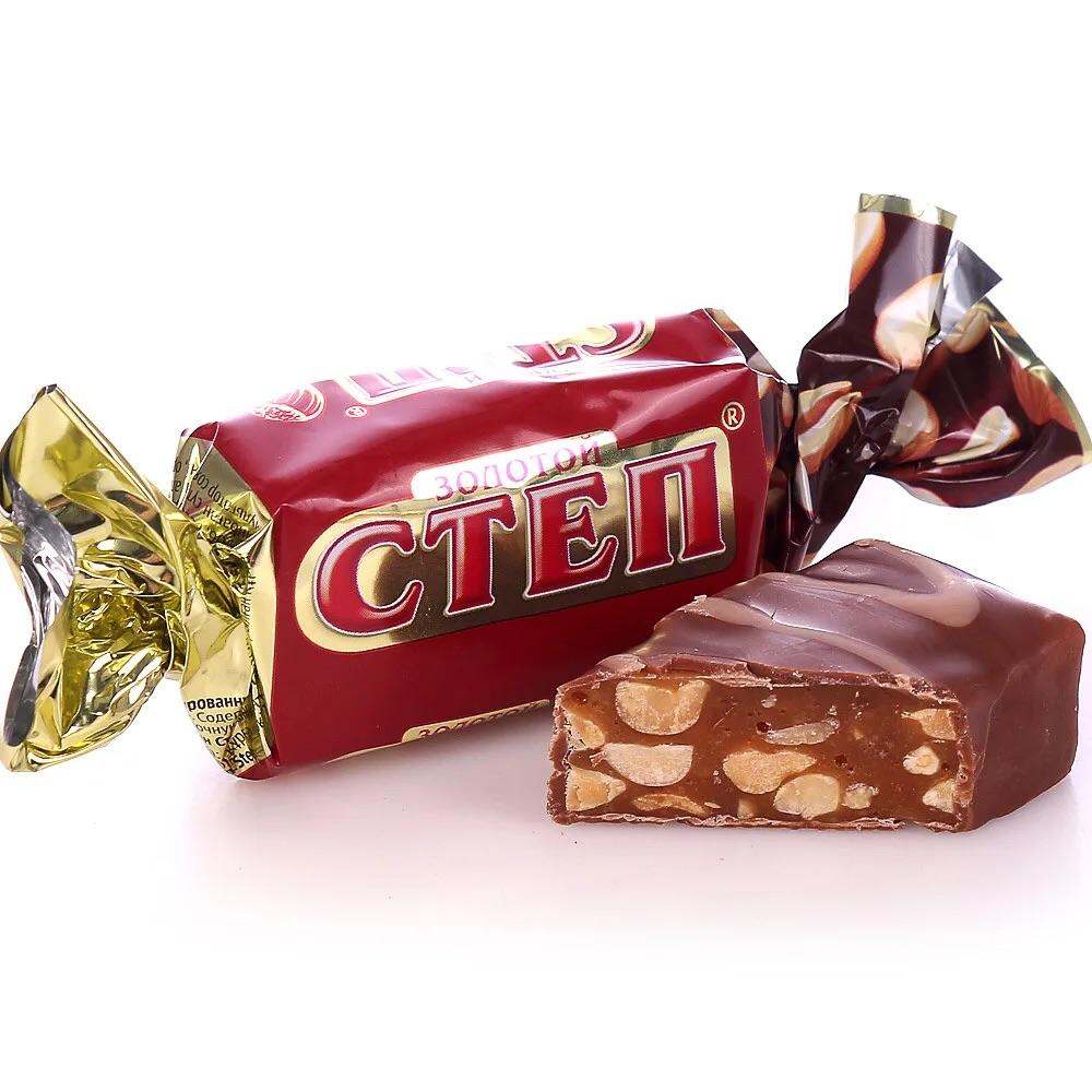 Kẹo socola STEP đỏ của Nga( Golden Step)/500g