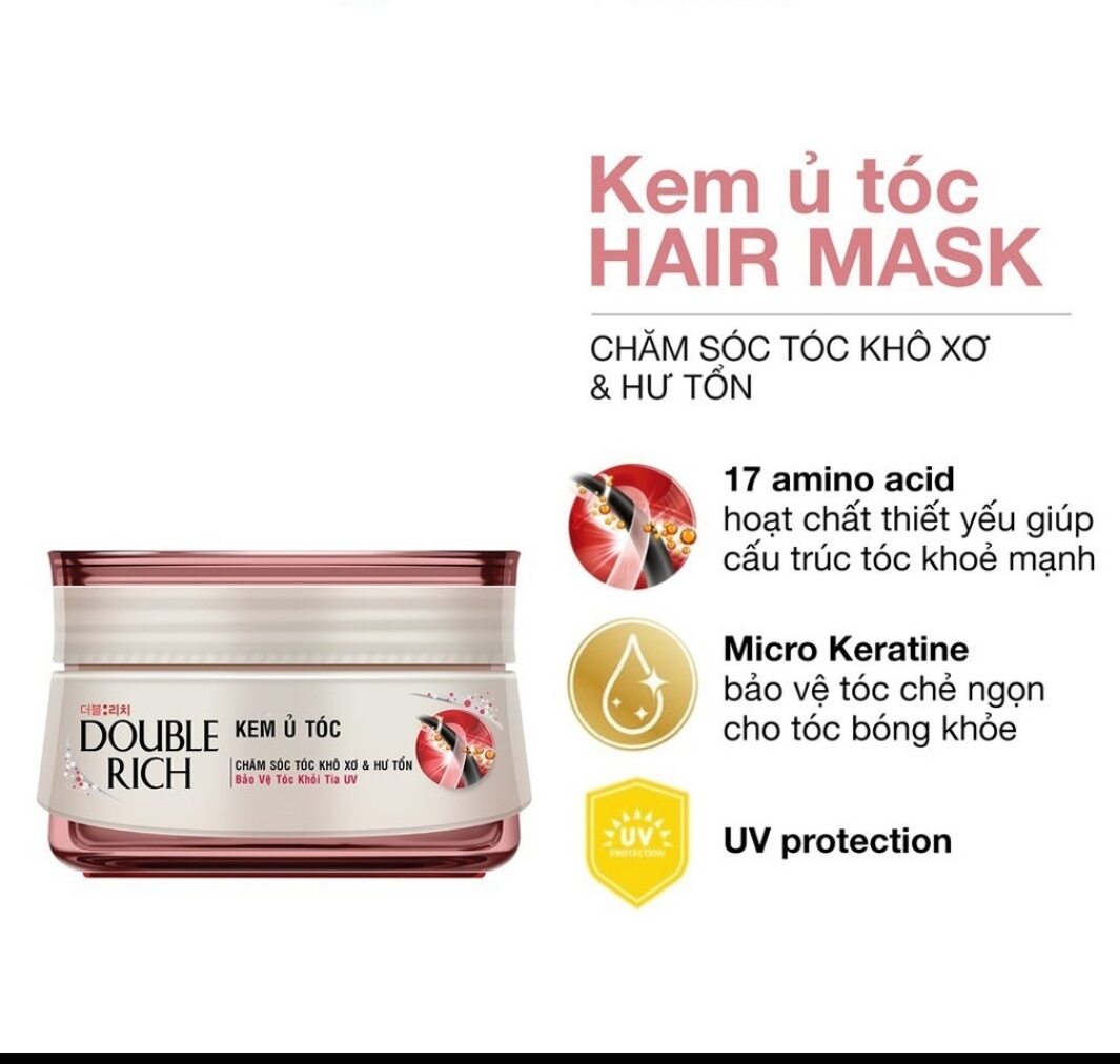 Kem ủ rũ tóc doublerich 150gr
