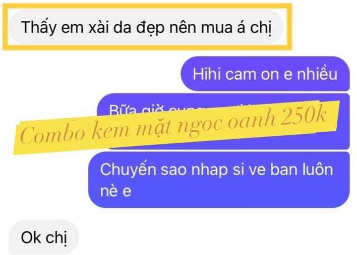 COMBO kem face Ngọc Oanh