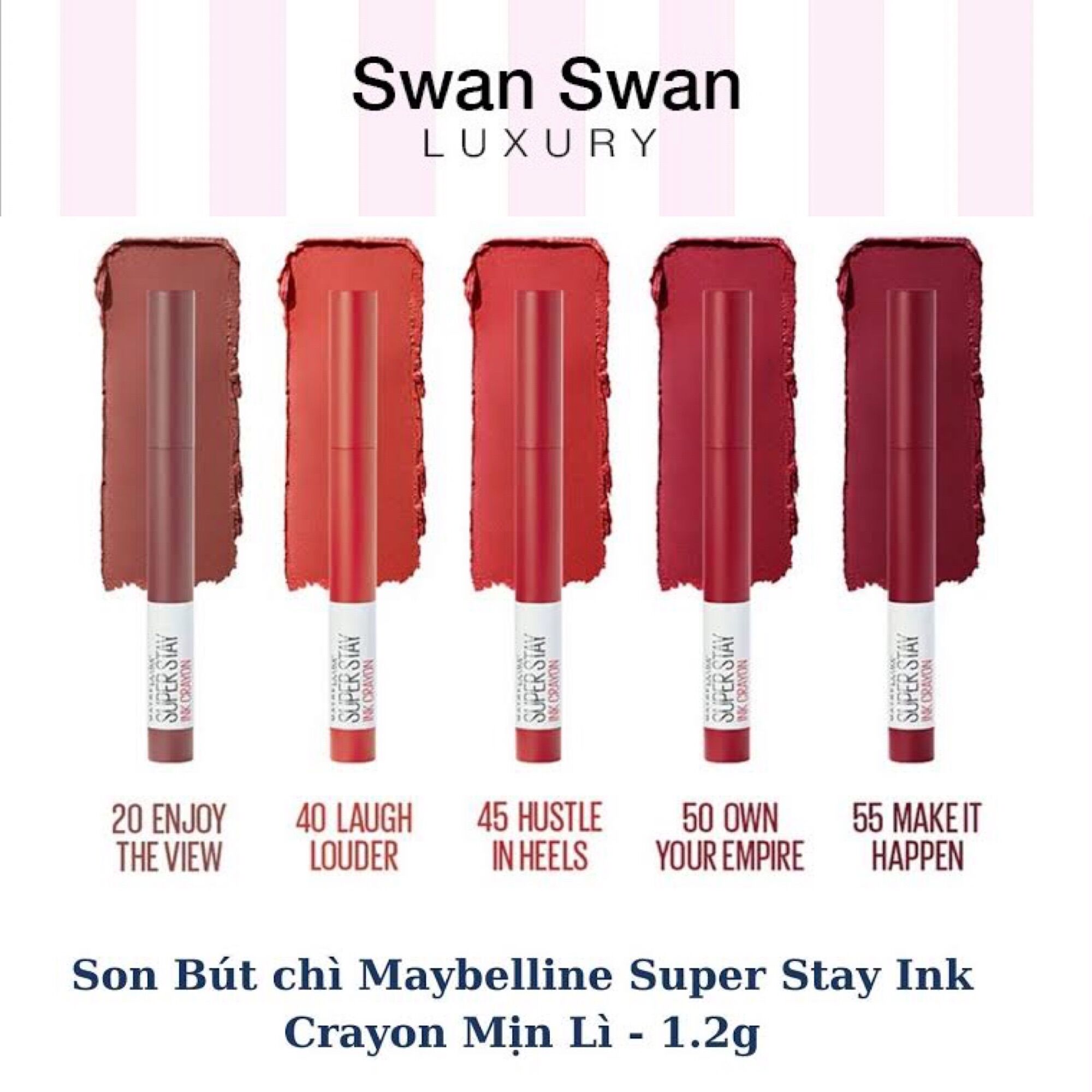 [Nhập RAISINGSTAR18, giảm 30k cho đơn 99k]Son Bút Chì Mịn Lì Maybelline Crayon