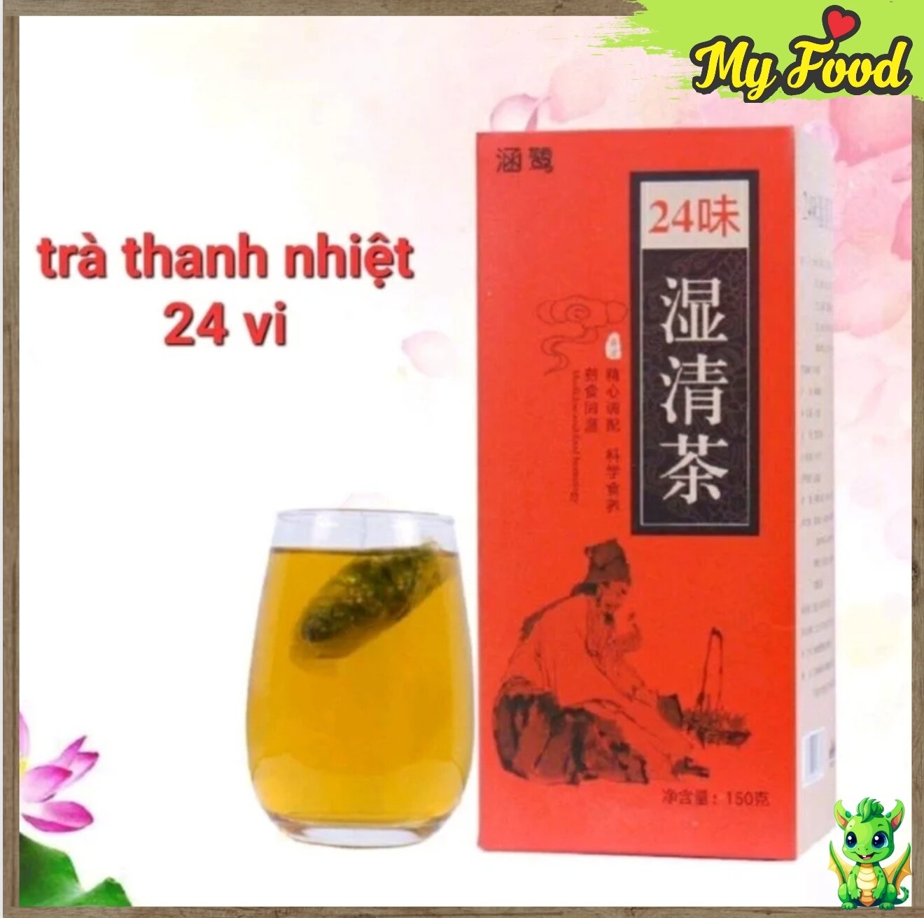 Trà giải độc 24 vị thanh nhiệt mát gan