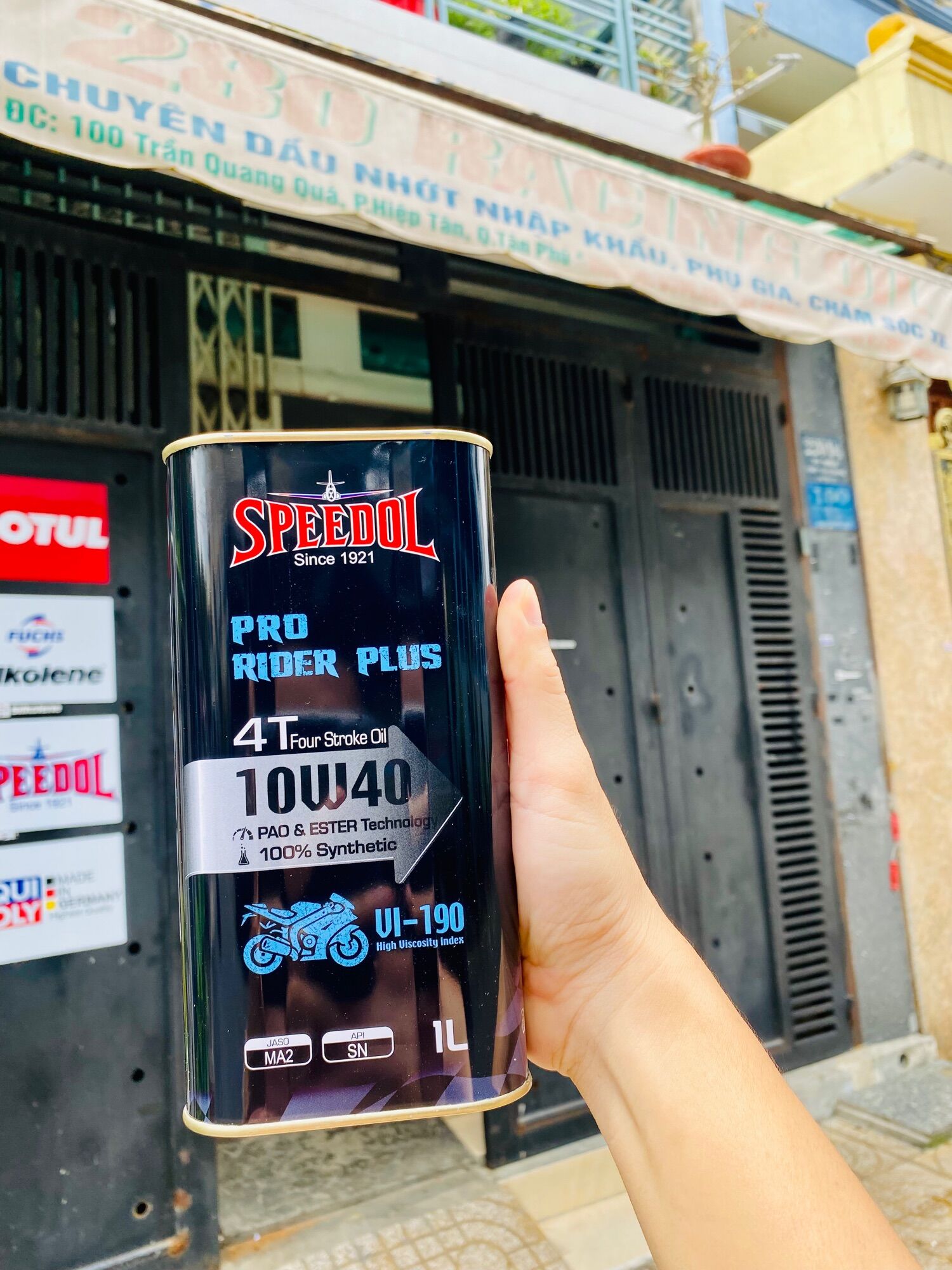 Nhớt SPeedol Pro Rider Plus 10w40 Pao & Ester