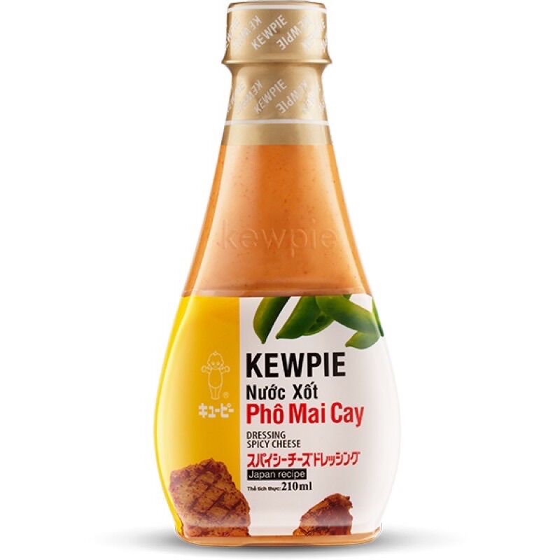 Nước xốt kewpie phô mai/mè rang/tôm/tương mè... 210ml(BC)
