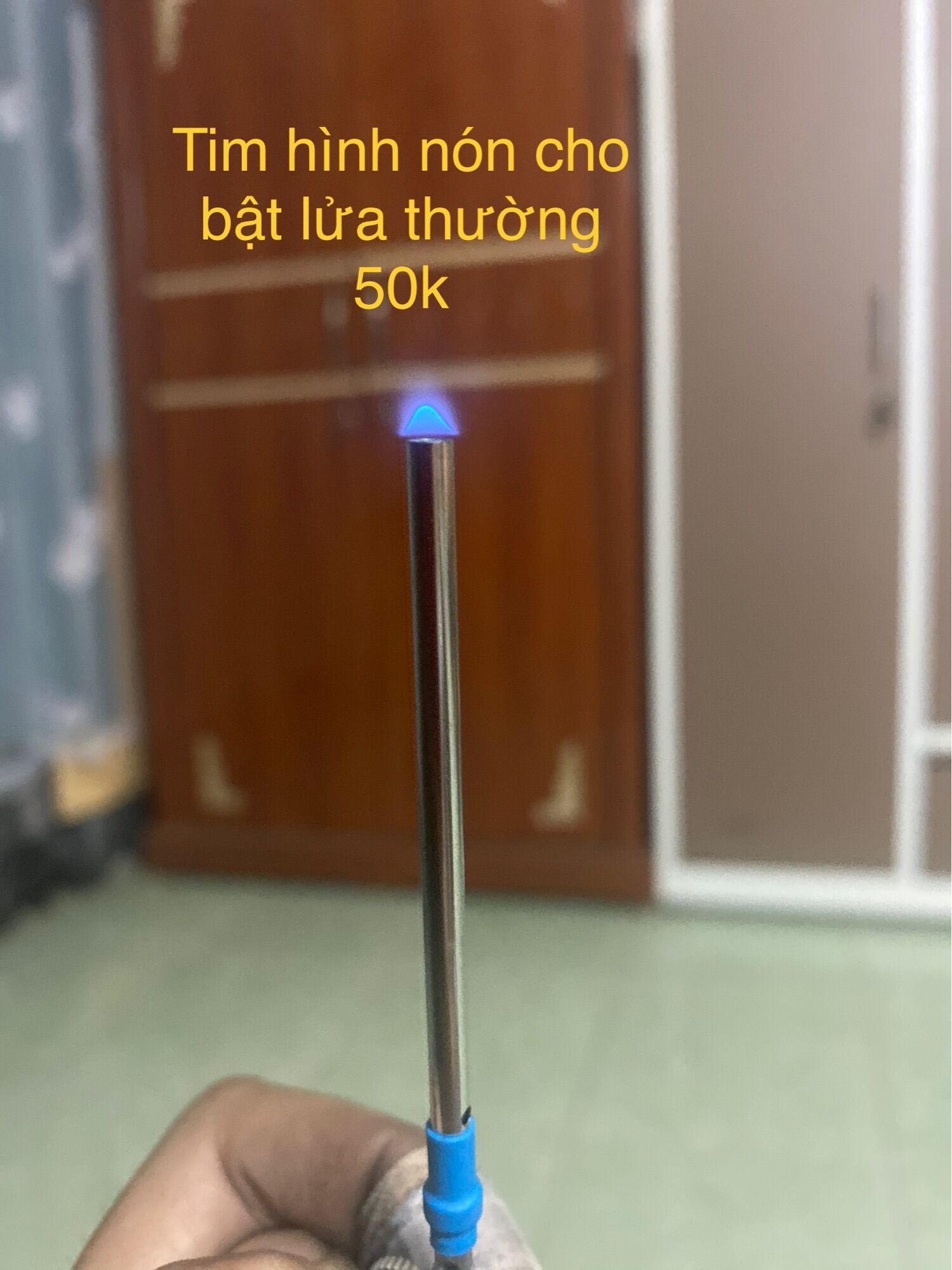 Tim lửa hình nón quẹt thường