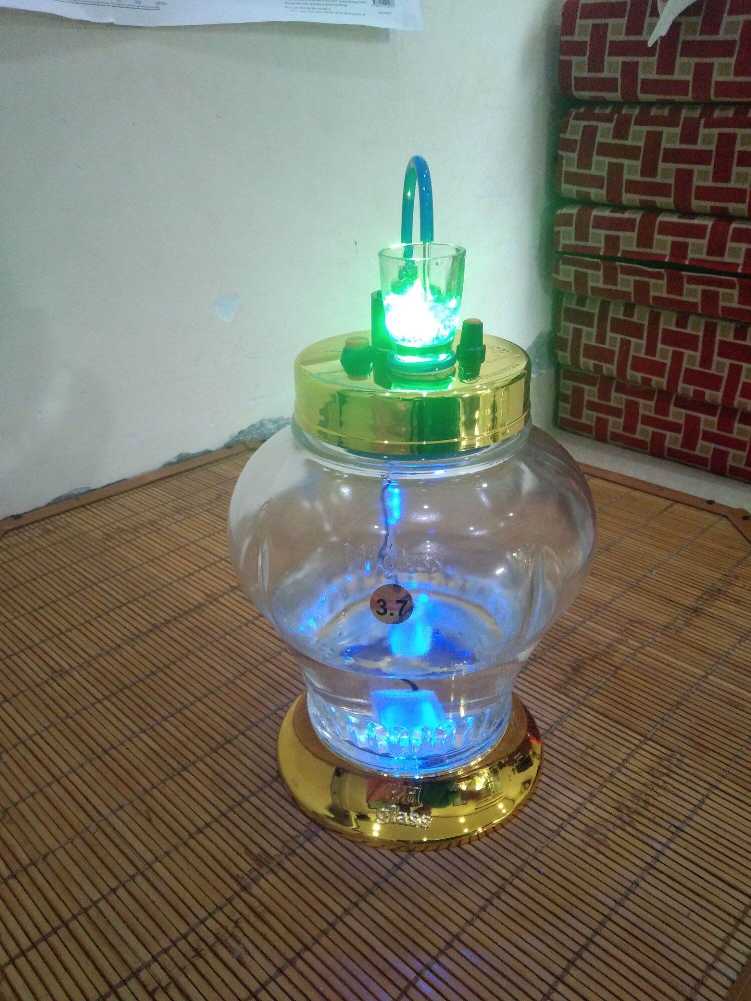 Binh Rot Ruou Tu Dong 3.7 Lít, Để Ly Tự Rót, Bình Cao Cấp, Cảm Ứng Độc Đáo, Gọn Gàng, Bao Đẹp