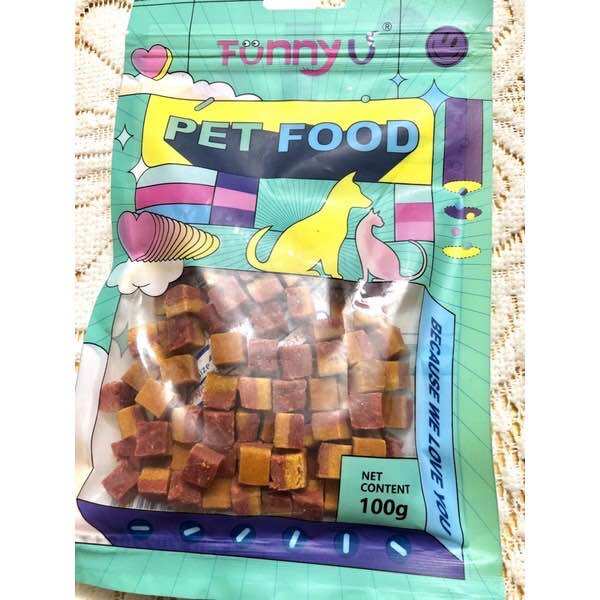Bánh thưởng pet food dành cho chó mèo - Gói 100g