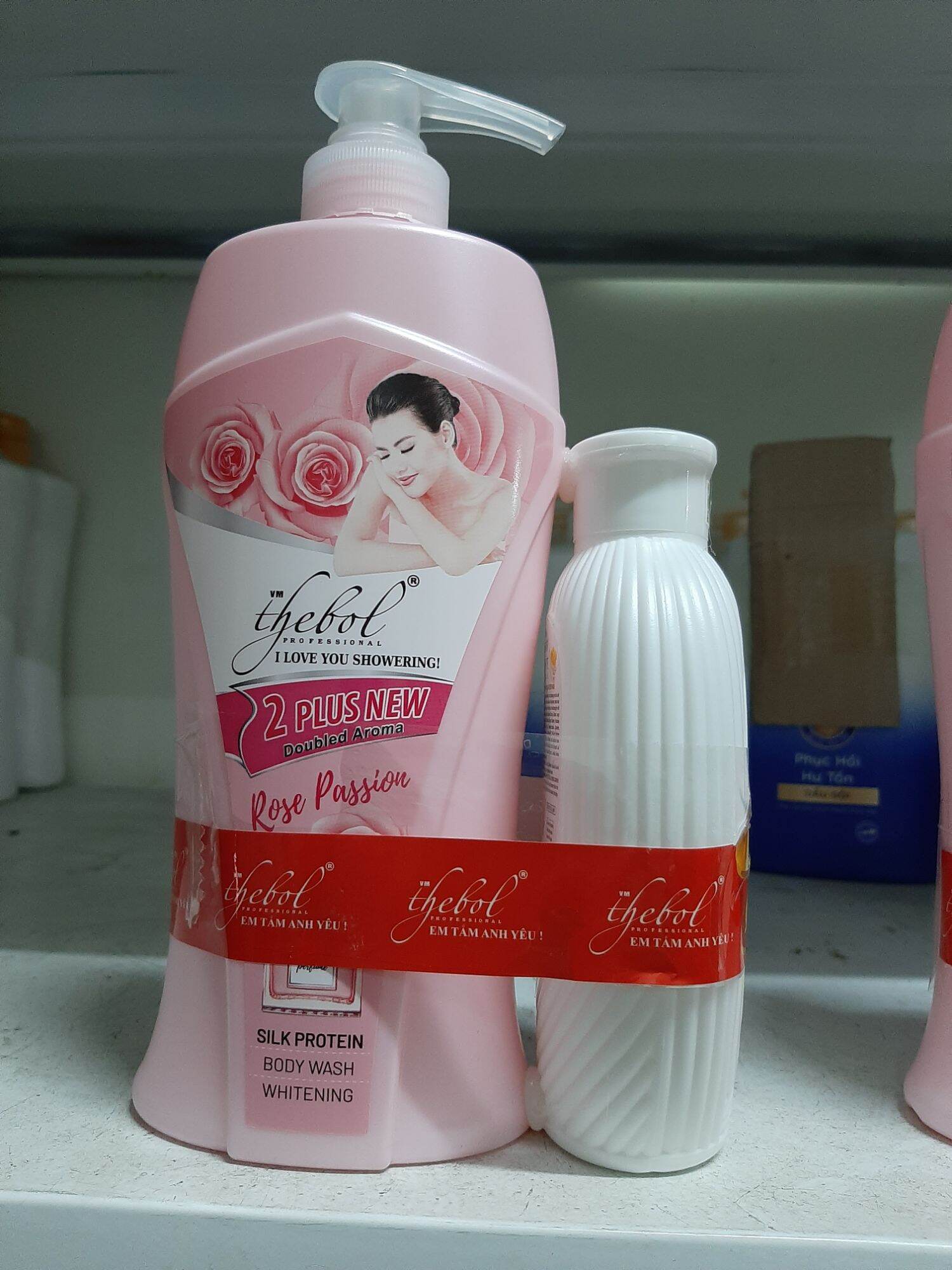 Sữa tắm Thebol em tắm anh yêu 650g (kèm tặng chai như hình)