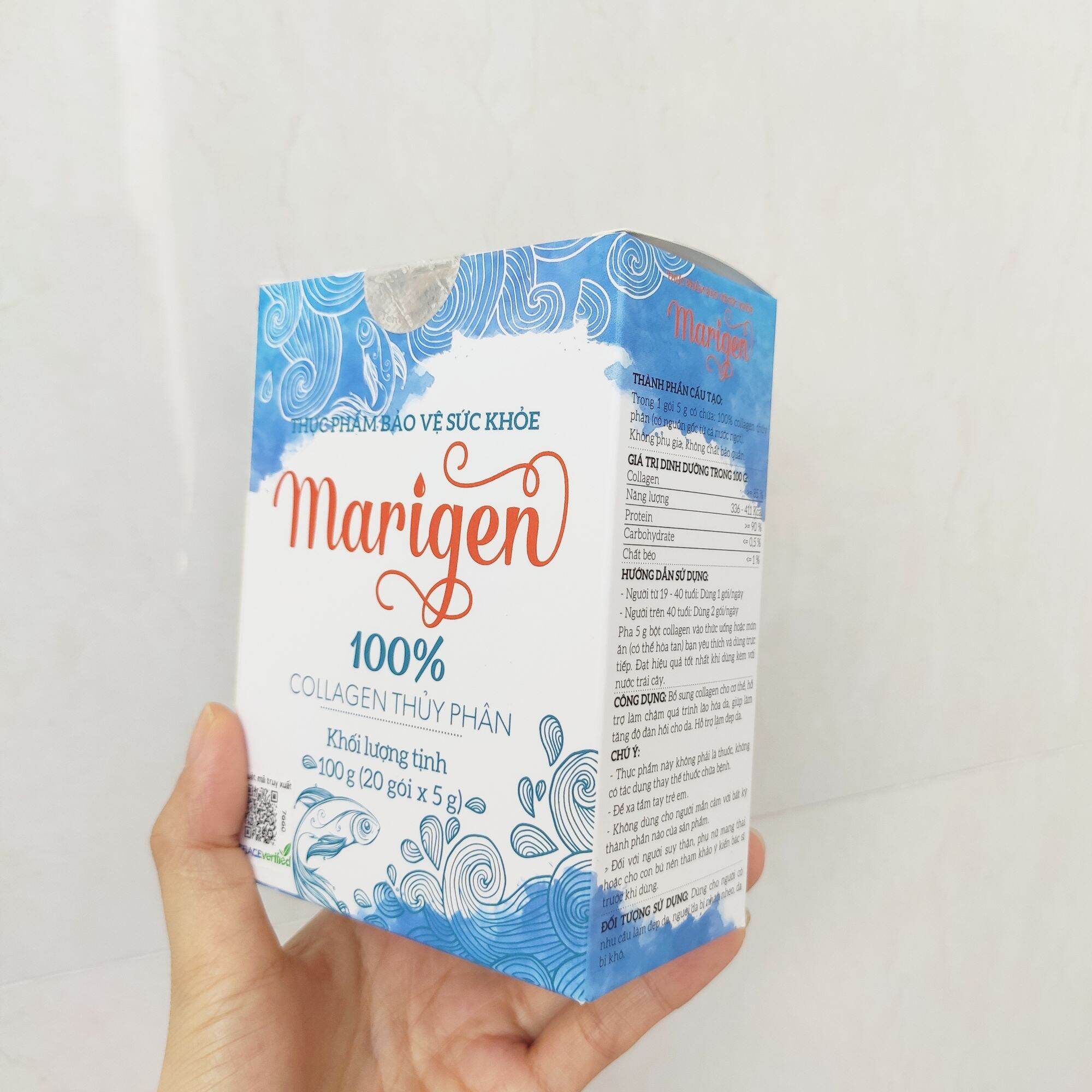 Collagen Marigen 100gram nguyên chất