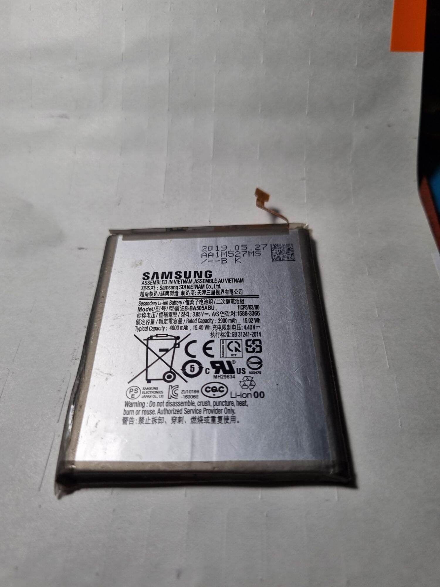 Pin Samsung A50 A30 Zin Bóc máy