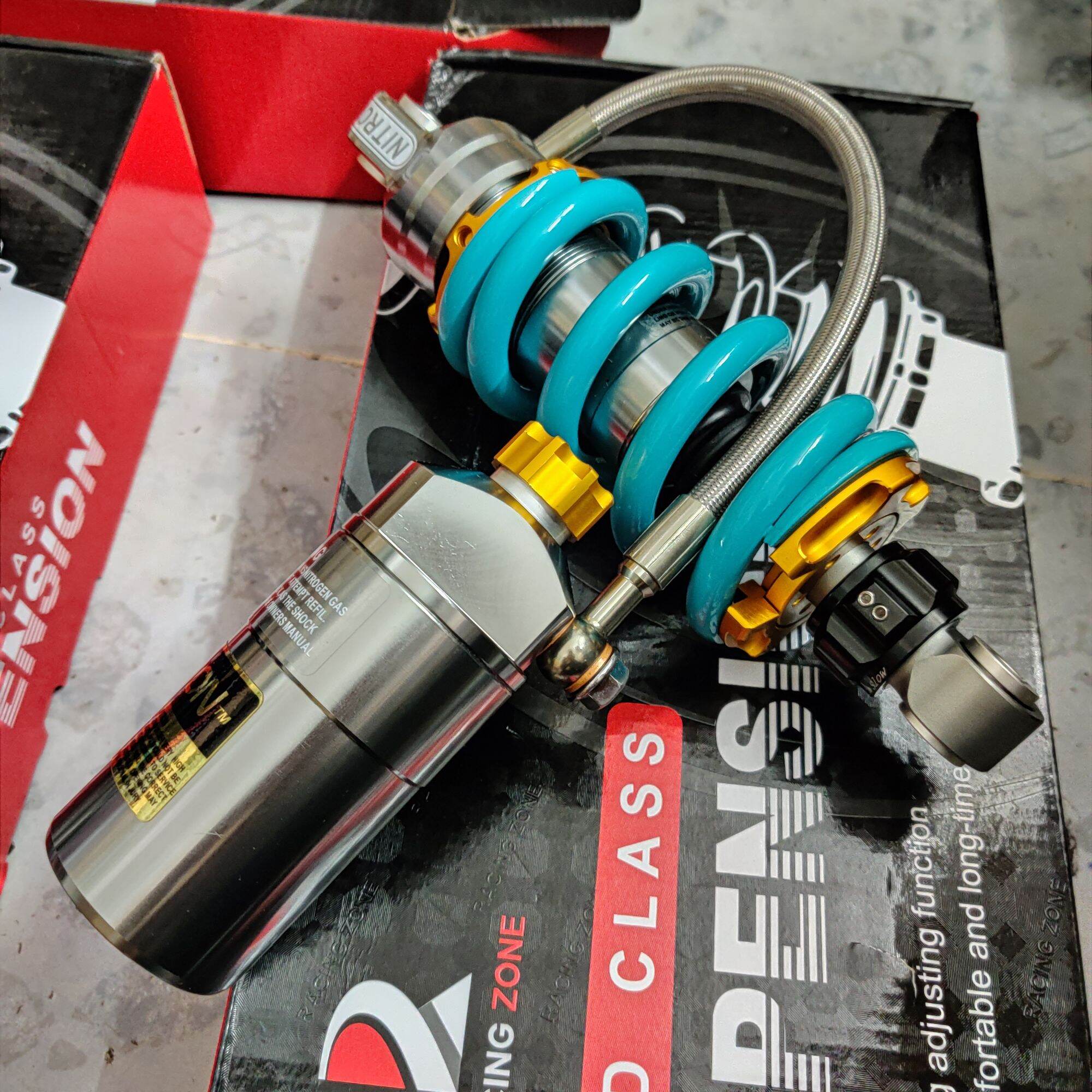 [HCM]Phuộc NITRON bình dầu lắp Ex135 Ex150 Ex2010 Ex2011 Ex155 Ex50cc