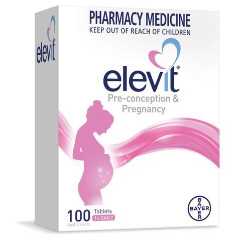 Vitamin Tổng Hợp Elevit Bà Bầu (100 viên)