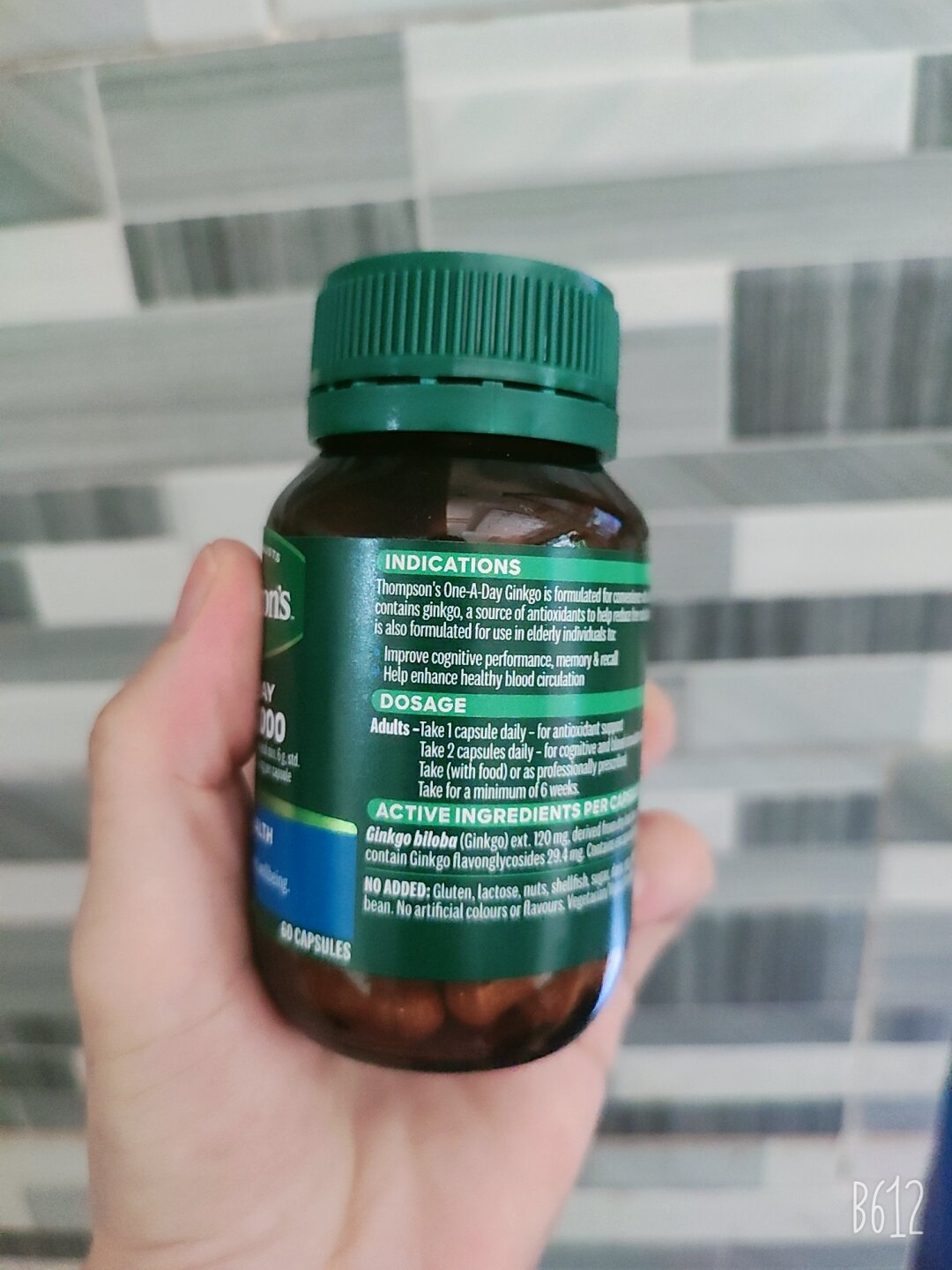 (Mẫu mới 2022)Viên uống bổ não  GINGKO THOMPSON 6000MG úc