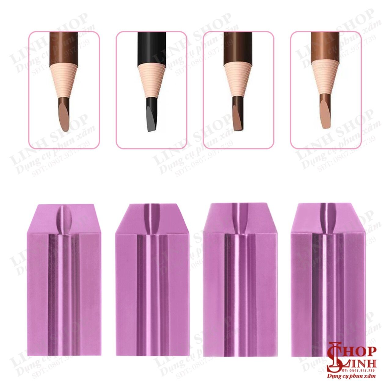 Gọt chì kẻ mày, ruột chì từ 3,5mm~4mm