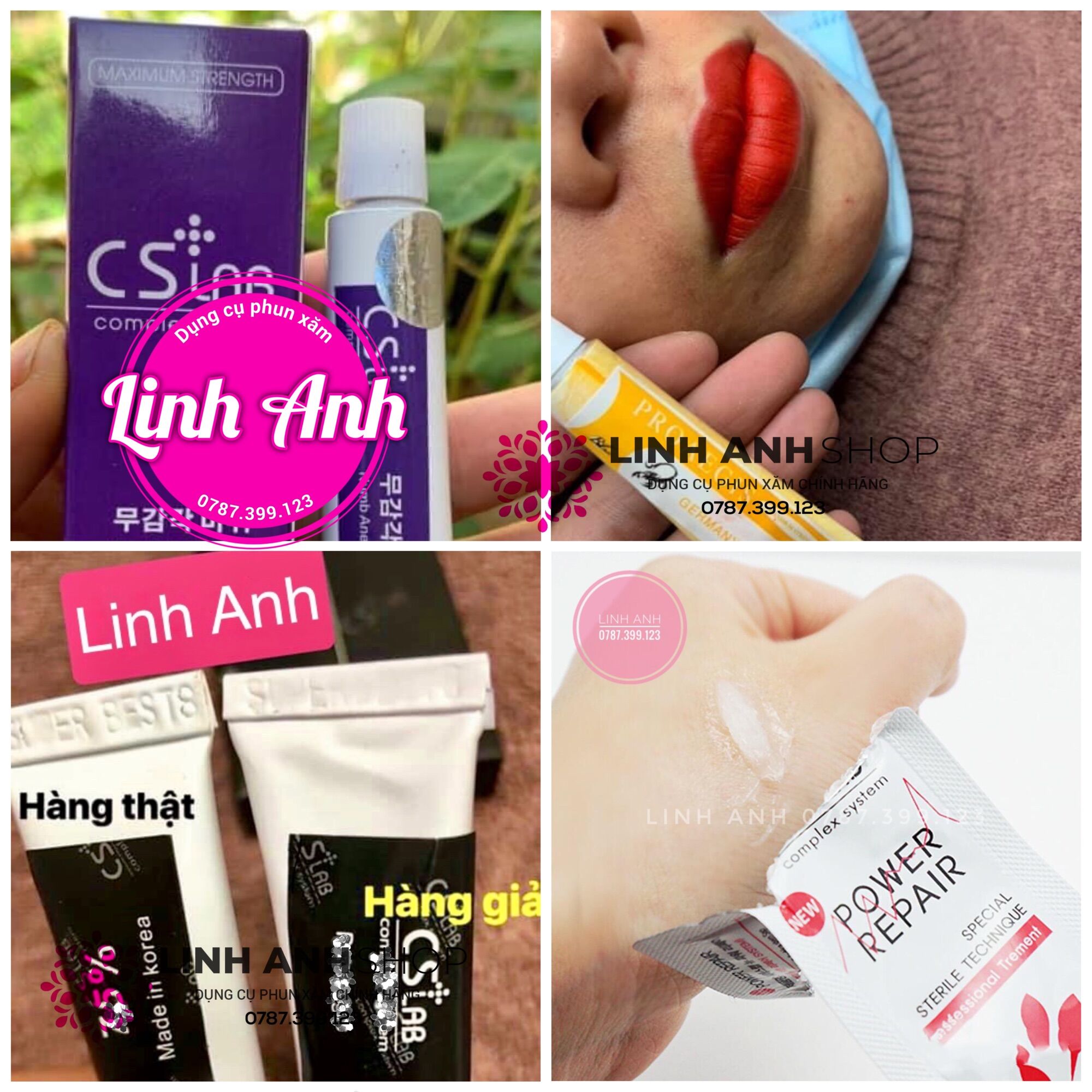 Tê CSLAB TÍM Chính Hãng Loại 1 Phun Xăm