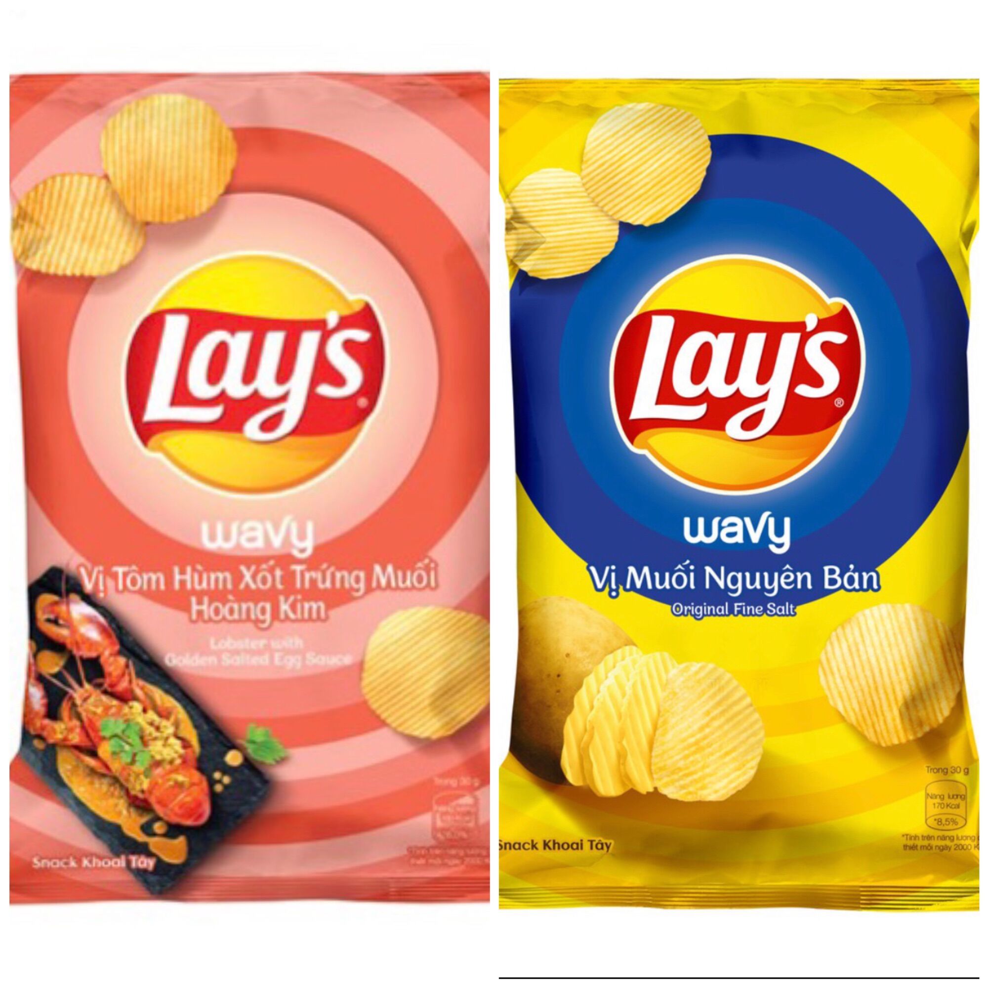 Combo 10 gói snack khoai tây lay's 95g