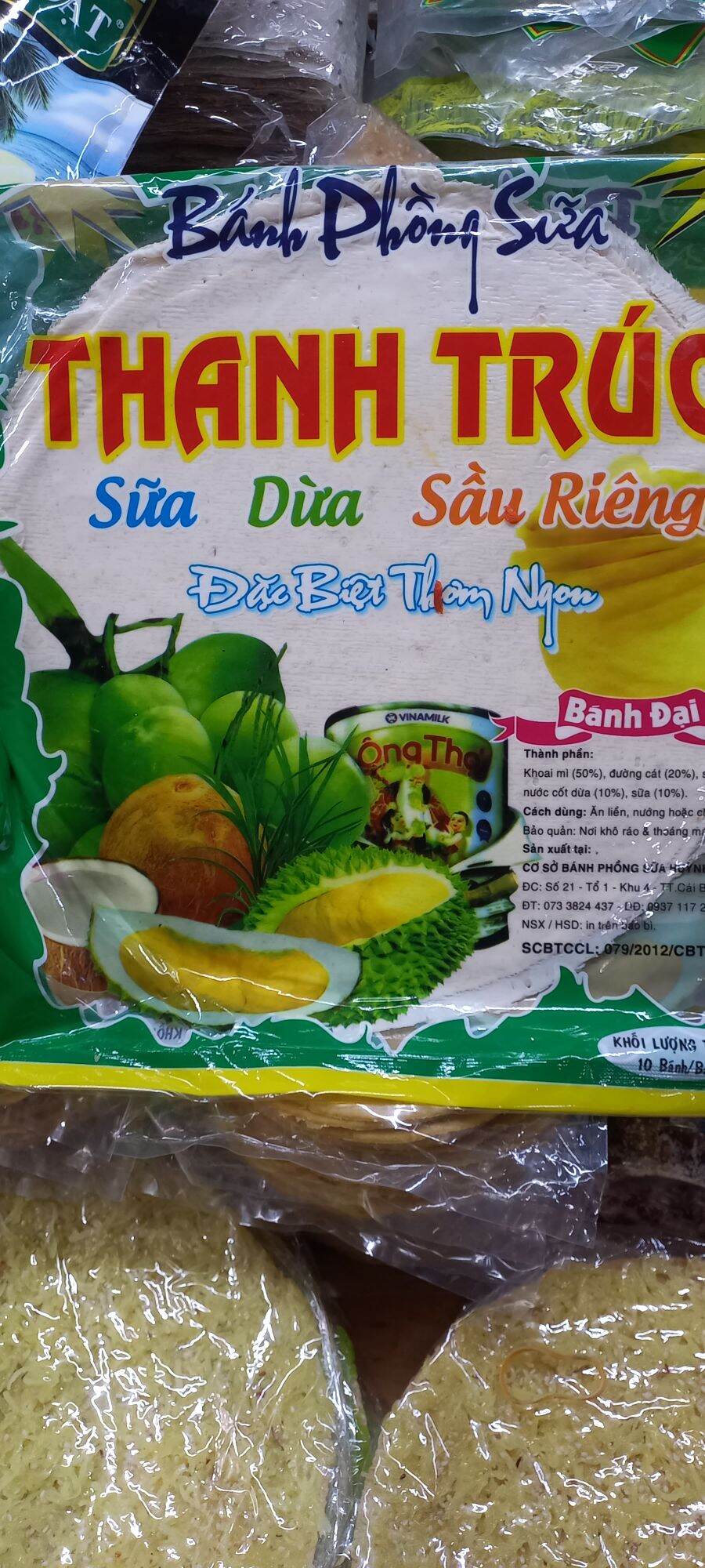 Bánh phồng sữa Thanh Trúc 300g