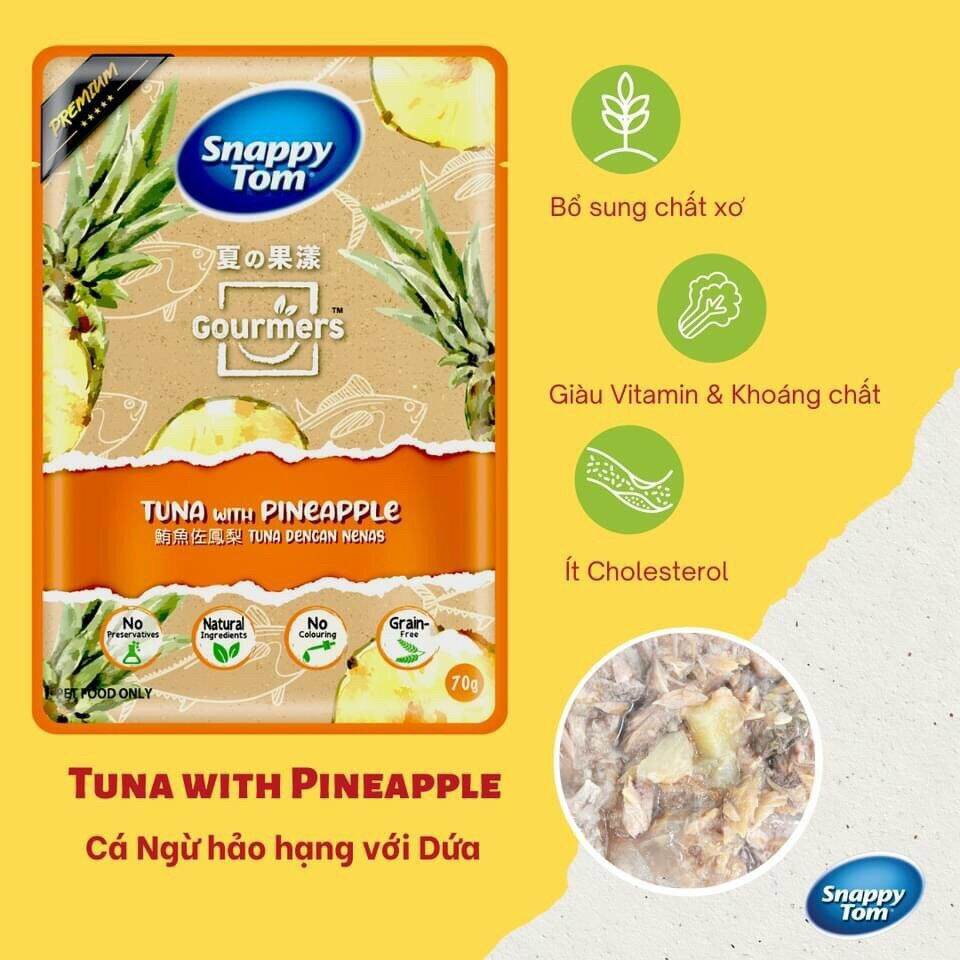 Pate Snappy Tom Trái cây 70g