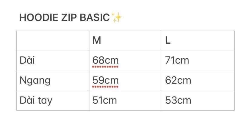 Hoodie Zip Basic / THOXRI