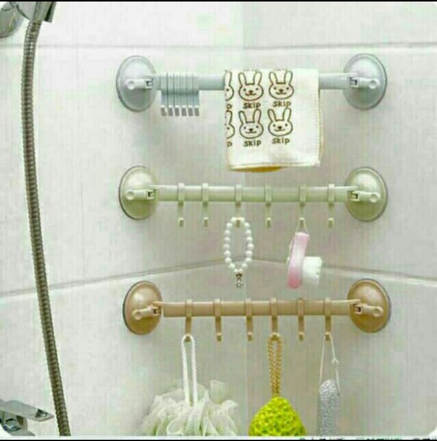 MÓC TREO ĐỒ NHÀ TẮM HÚT CHÂN KHÔNG