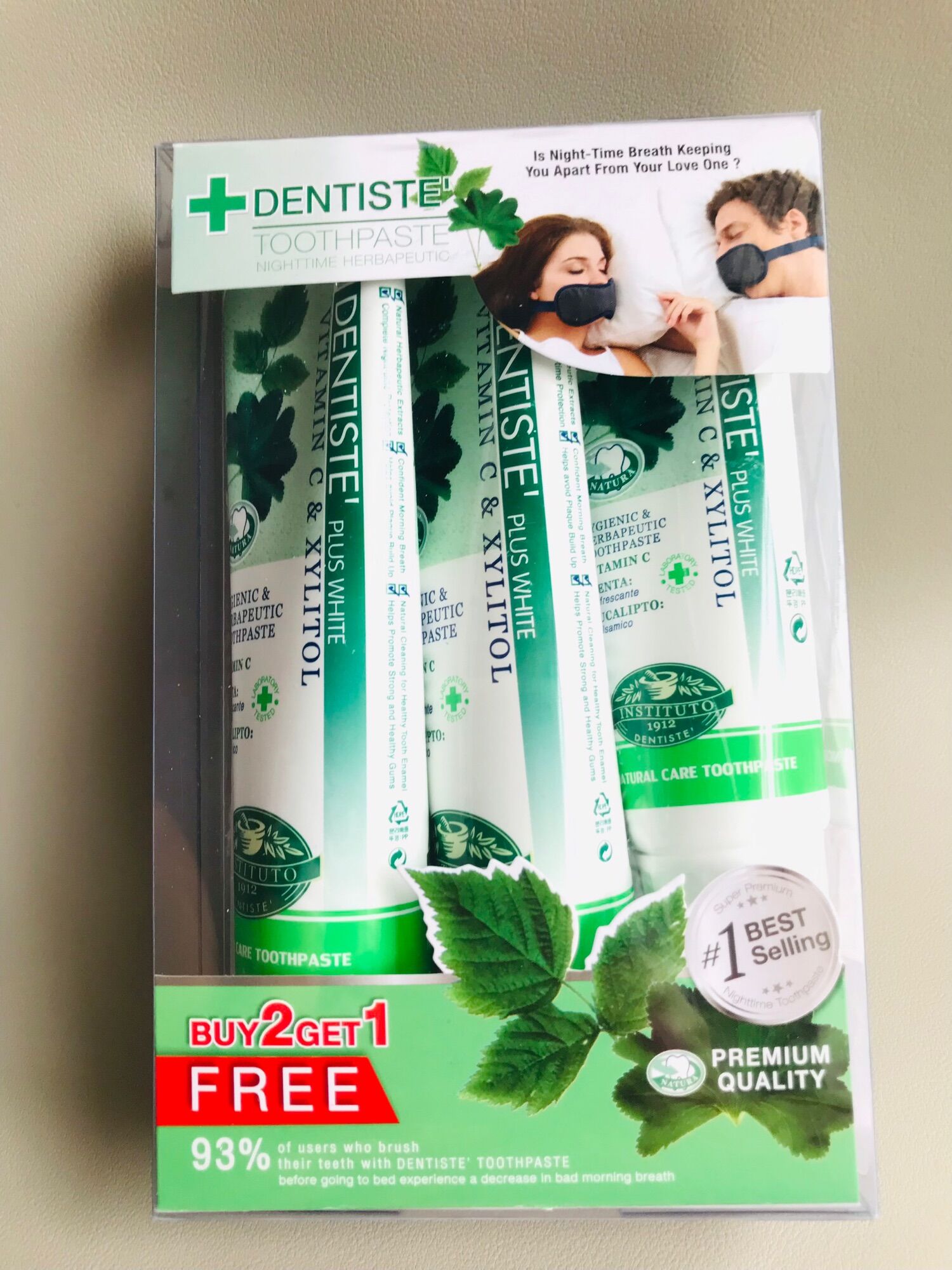 Kem đánh răng Thảo dược Dentiste’ Plus White