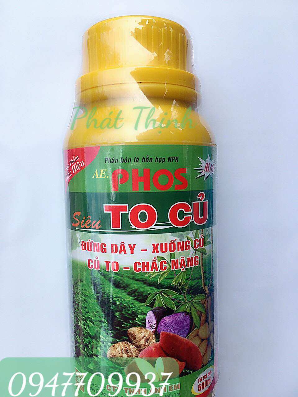 500 ML Phân Bón Lá Hỗn Hợp NPK Siêu To Củ Nhanh Phình To, Xuống Củ, Đứng Dây, Tạo Nhiều Củ, Chắc Nặng